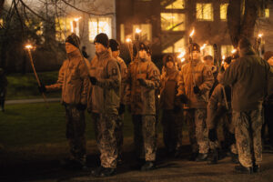 Lāčplēša dienas lāpu gājiens Raganā