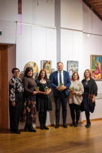 Inčukalna Mākslinieku kopas darbu izstādes “Mana zeme – mana sirds” atklāšana Inčukalna Tautas namā