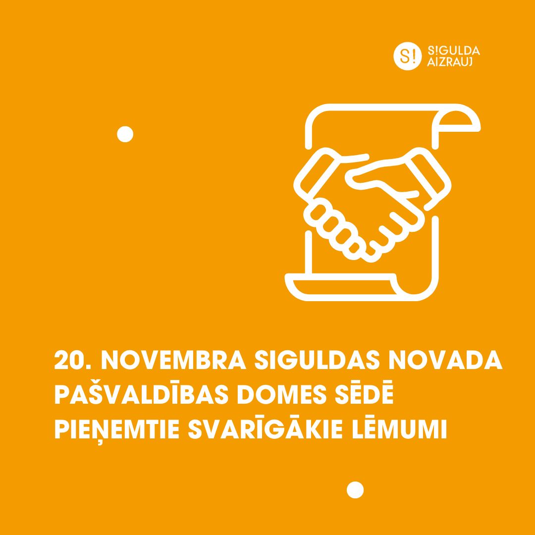20. novembra domes sēdē pieņemtie svarīgākie lēmumi