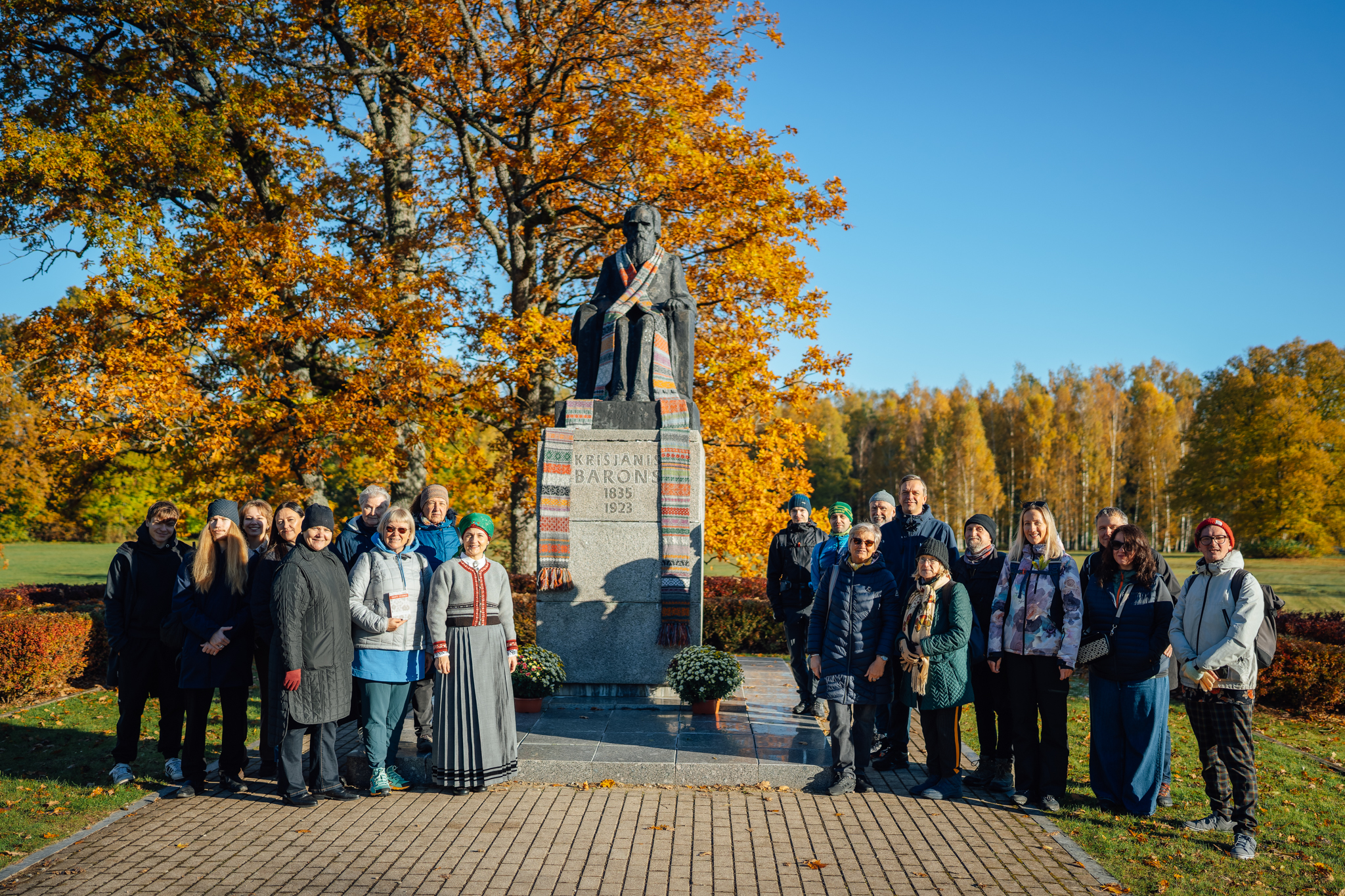 Siguldas novadā ar pārgājienu un talku ieskandina Krišjāņa Barona 190. gadskārtu