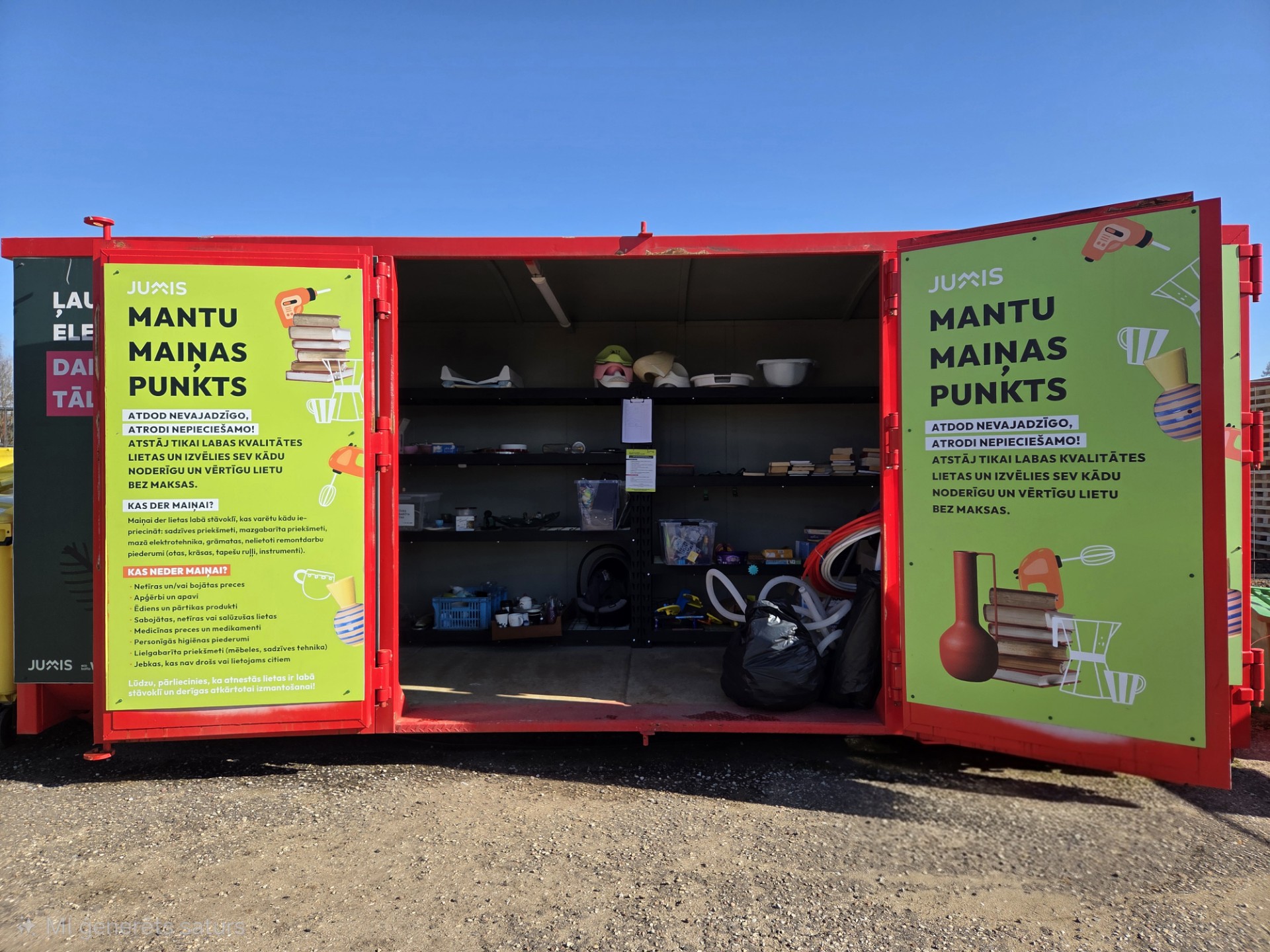 “JUMIS” Siguldas pilsētas SIA aicina pavasara tīrīšanā izmantot mantu maiņas skapi&nbsp;