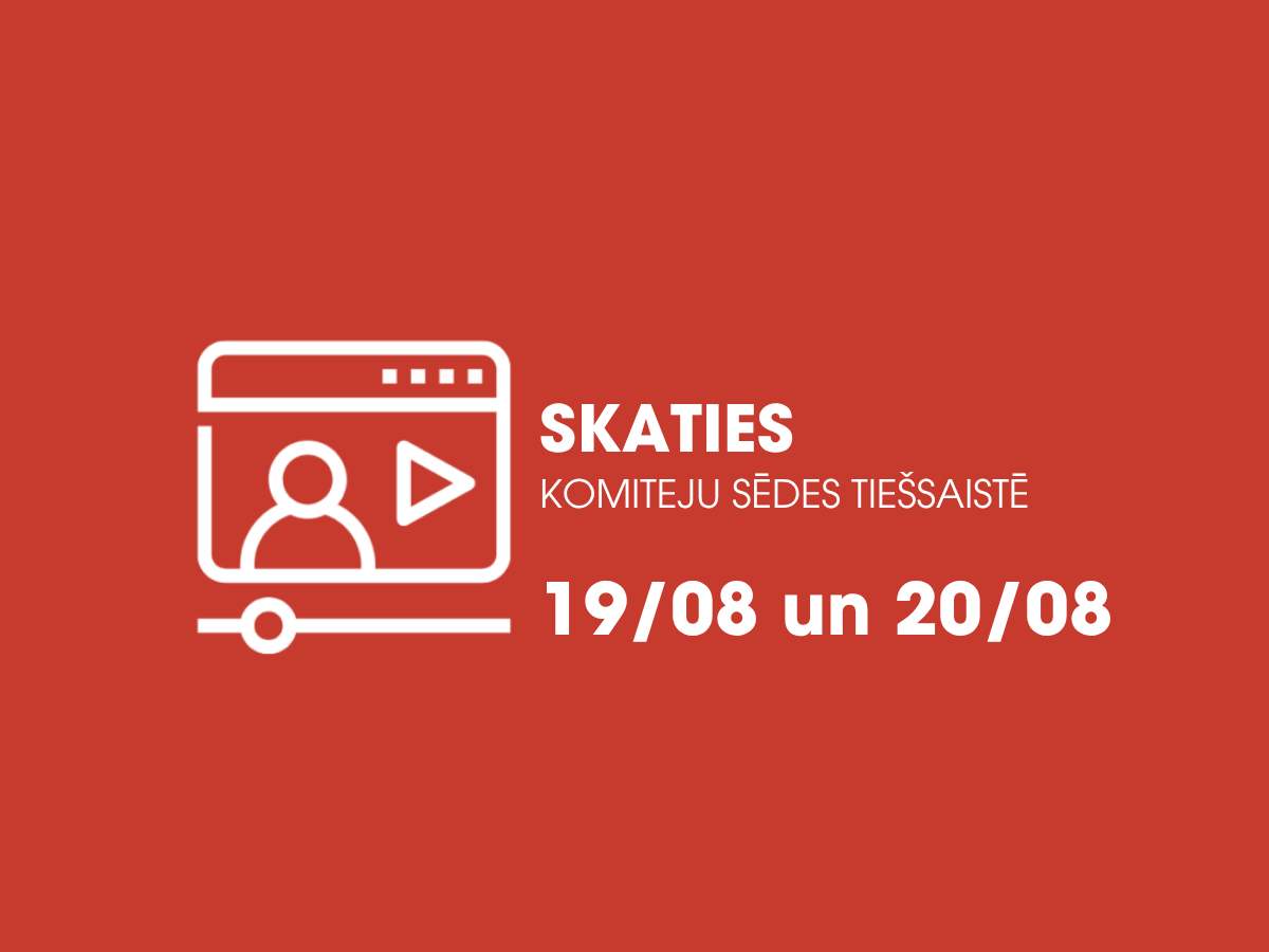 Šonedēļ notiks Siguldas novada pašvaldības komiteju sēdes; aicinām skatīties tiešraidē