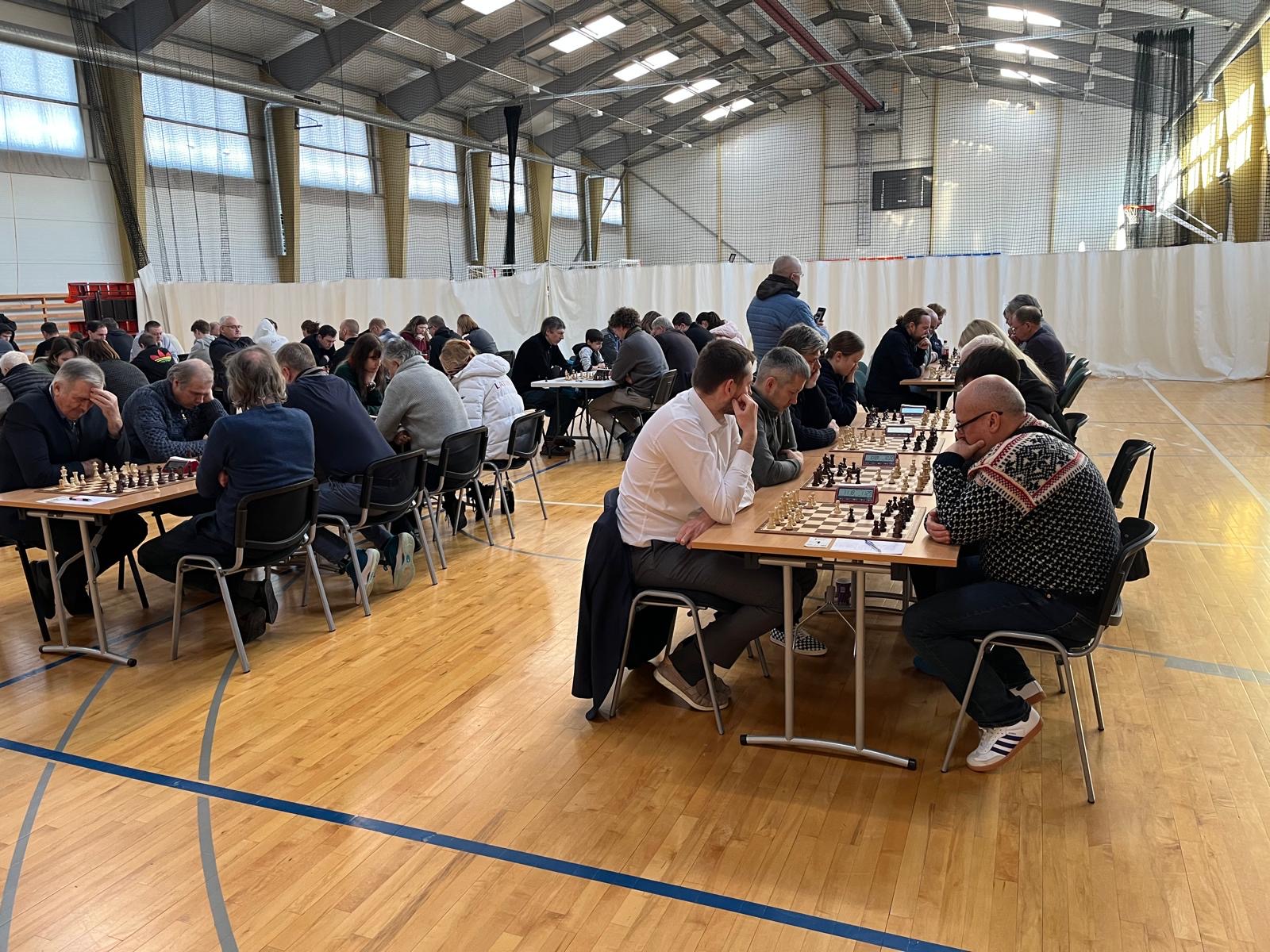 Mālpils Sporta centrā aizvadīts “Ala Lignea” 2. Latvijas novadu komandu čempionāts ātrajā šahā