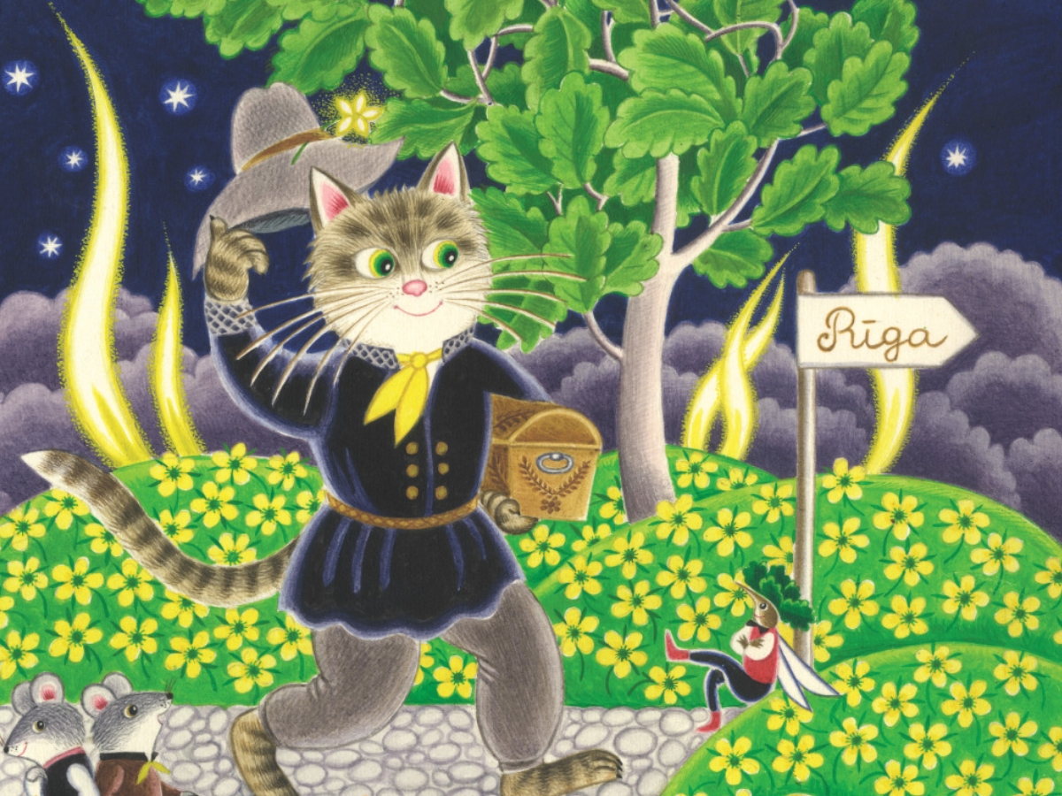 Mālpils Kultūras centrā skatāma Anitas Paegles grāmatu ilustrācijas “Ods nokrita no ozola”