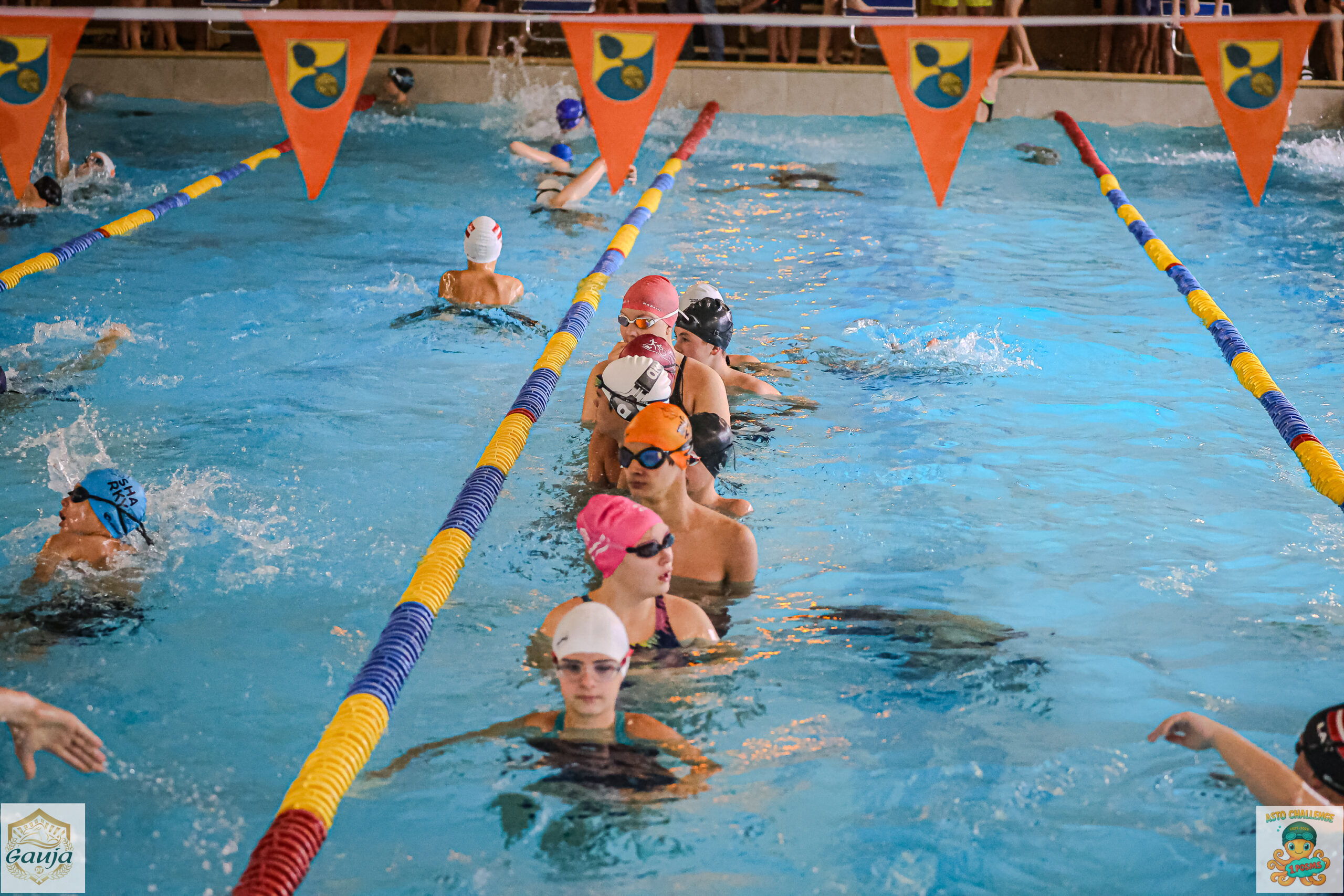 Inčukalnā aizvadīts Latvijas ASTO peldēšanas sacensību pirmais posms