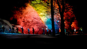 “Noskrien Ziemu” vakara–tumsas posms Siguldā