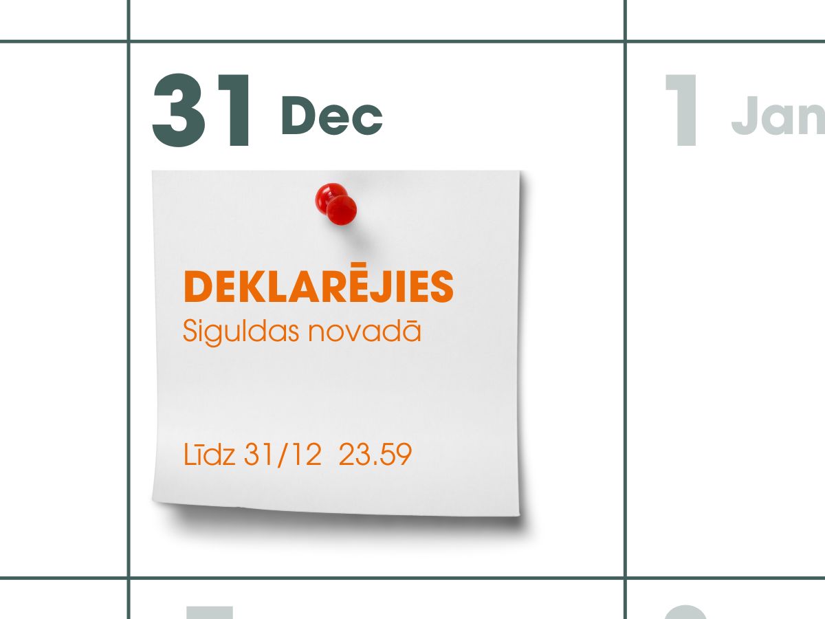 Deklarējies Siguldas novadā un saņem plašākas priekšrocības un atlaides