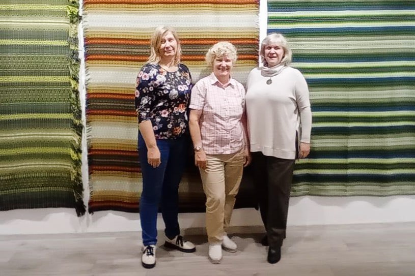 Baltijas valstu tradicionālās tekstilmākslas festivālā “Gijos” piedalās arī Siguldas novada jostiņu segu audējas