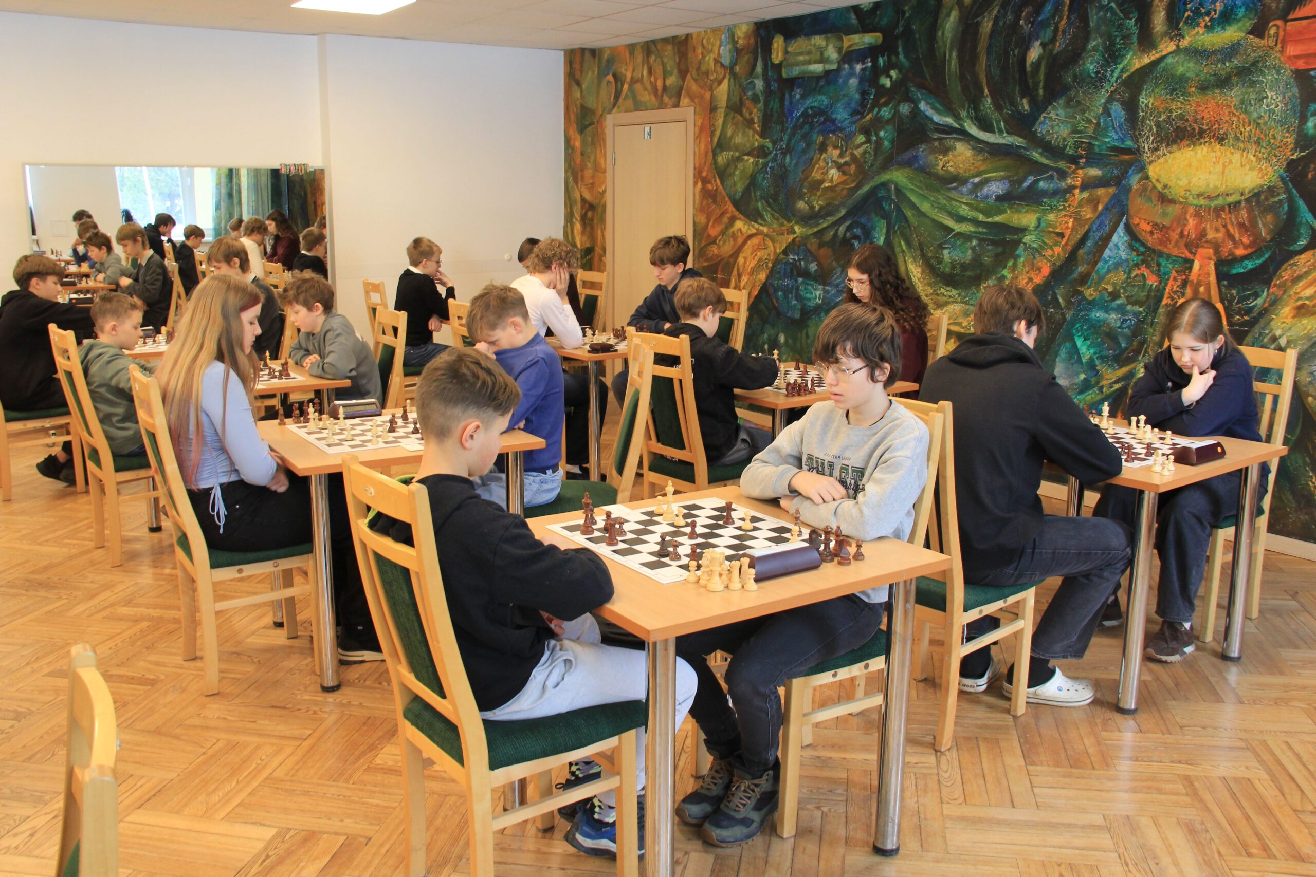 Siguldas pagasta Kultūras namā aizvadīts 14. Siguldas novada skolēnu šaha turnīrs