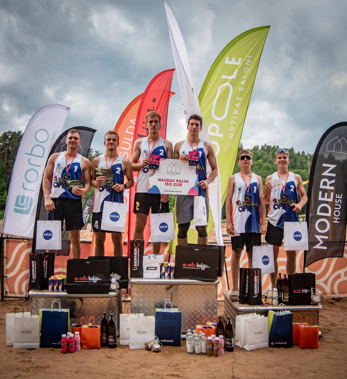 Aizvadīts pludmales volejbola sacensību “Sigulda Open’25” pirmais posms