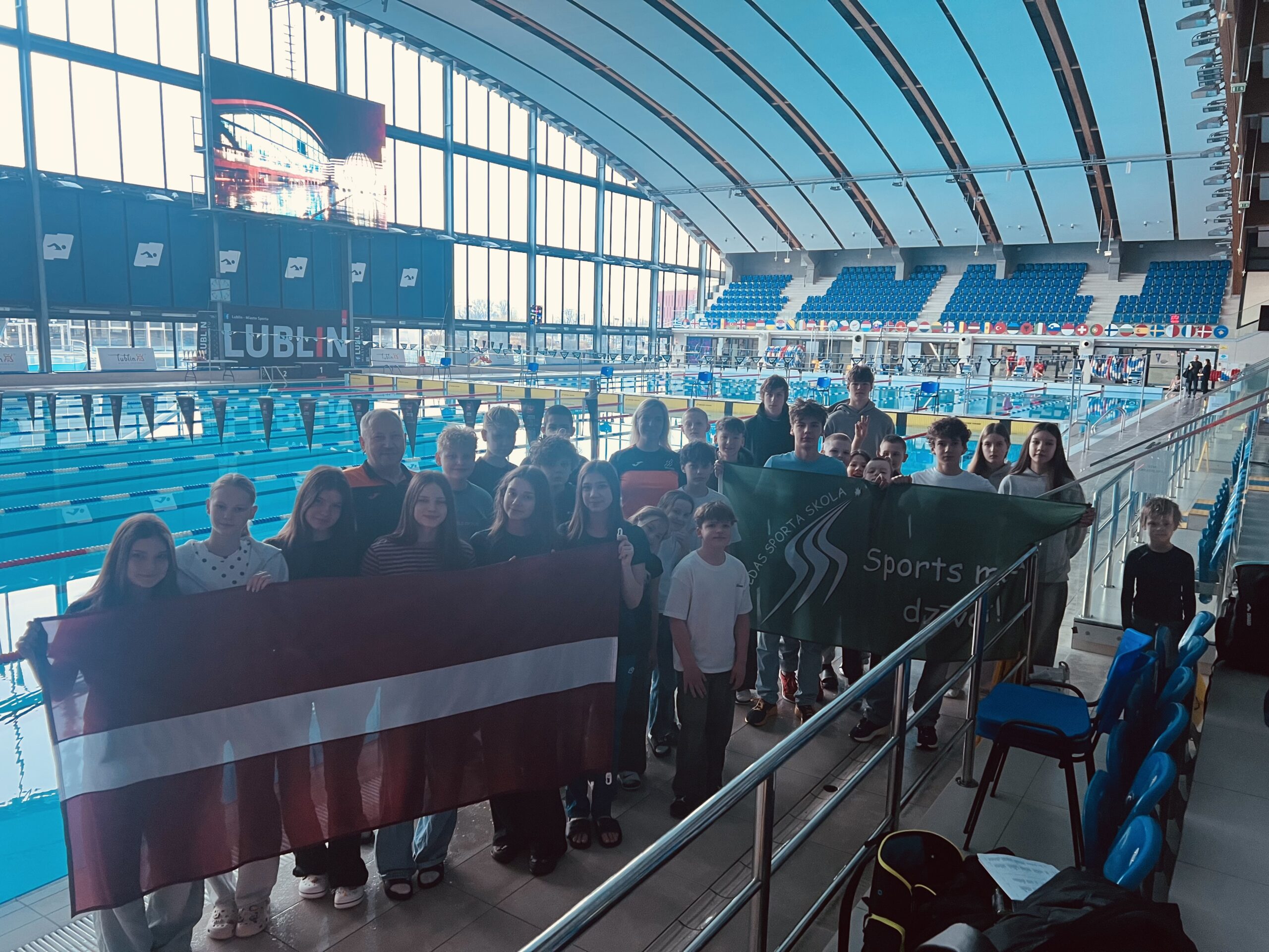 Siguldas Sporta skolas peldētāji gūst panākumus starptautiskajās sacensībās Ļubļinā