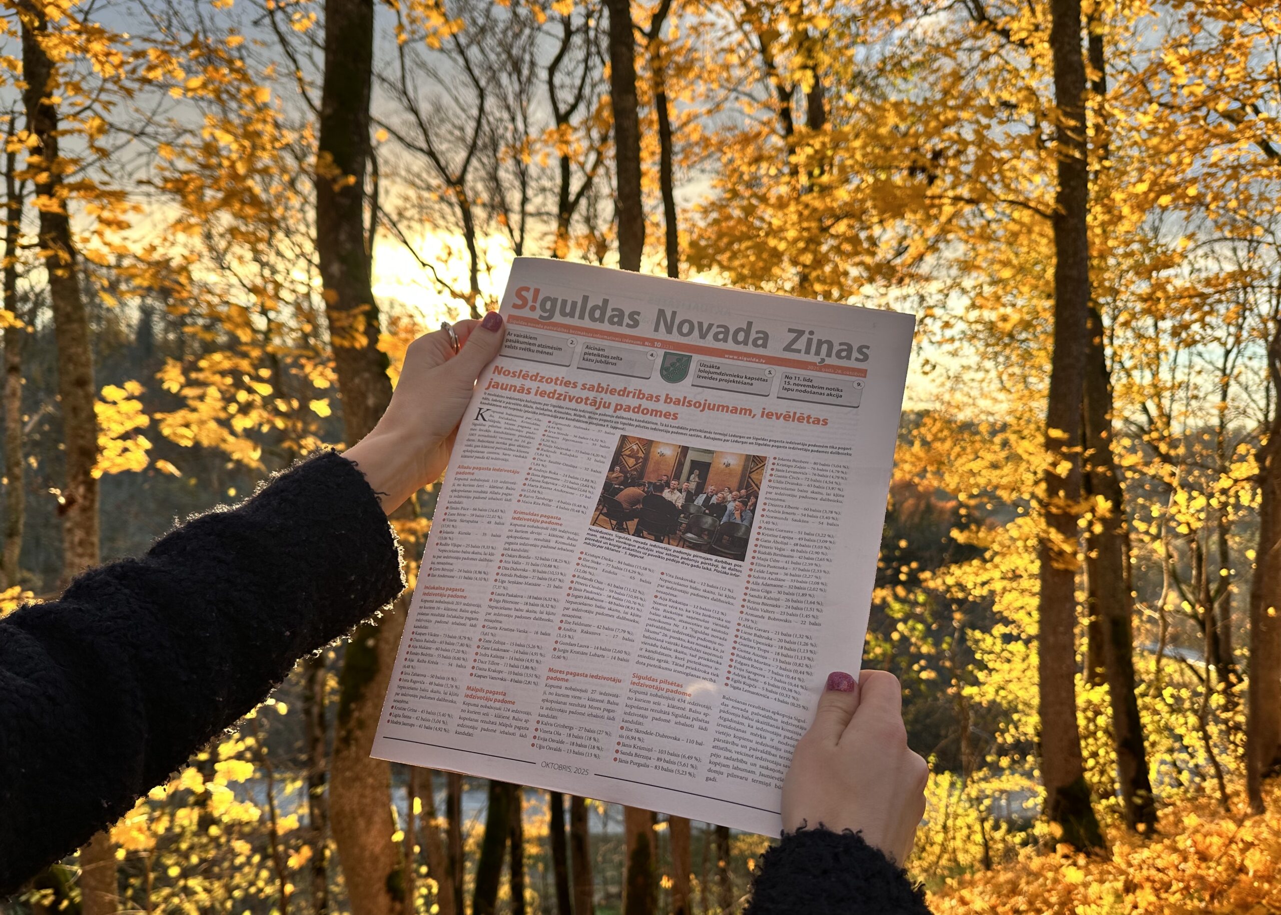 Iznācis pašvaldības informatīvā izdevuma “Siguldas Novada Ziņas” oktobra numurs