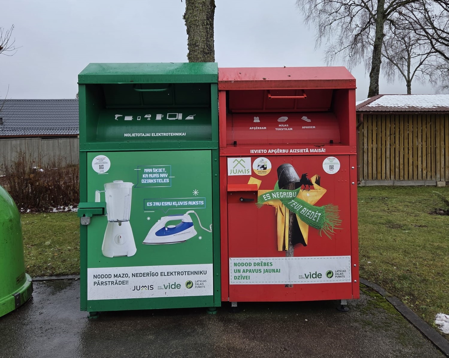 Paplašinātas elektrotehnikas šķirošanas iespējas Siguldas novadā – jauni konteineri Morē un Jūdažos