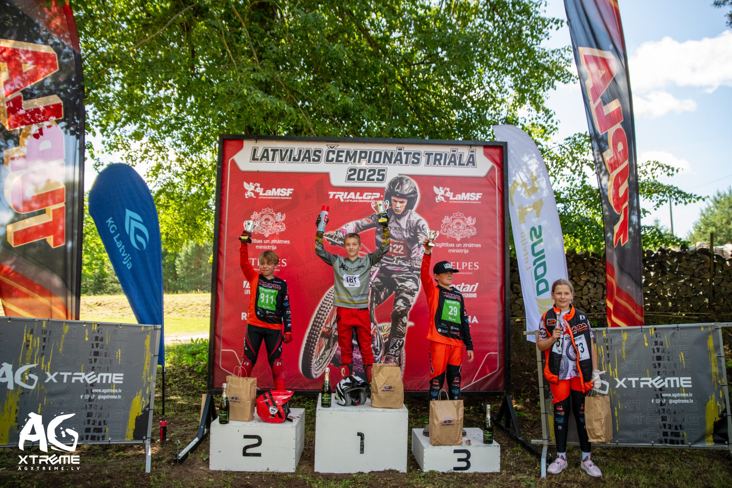 Motokluba “Sigulda Racing Team” triālistiem panākumi Priežkalnos