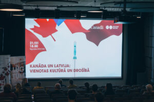 Pasākums sadarbībā ar Kanādas vēstniecību Latvijā “Kanāda un Latvija: vienotas drošībā un kultūrā” kultūras centrā “Siguldas devons”