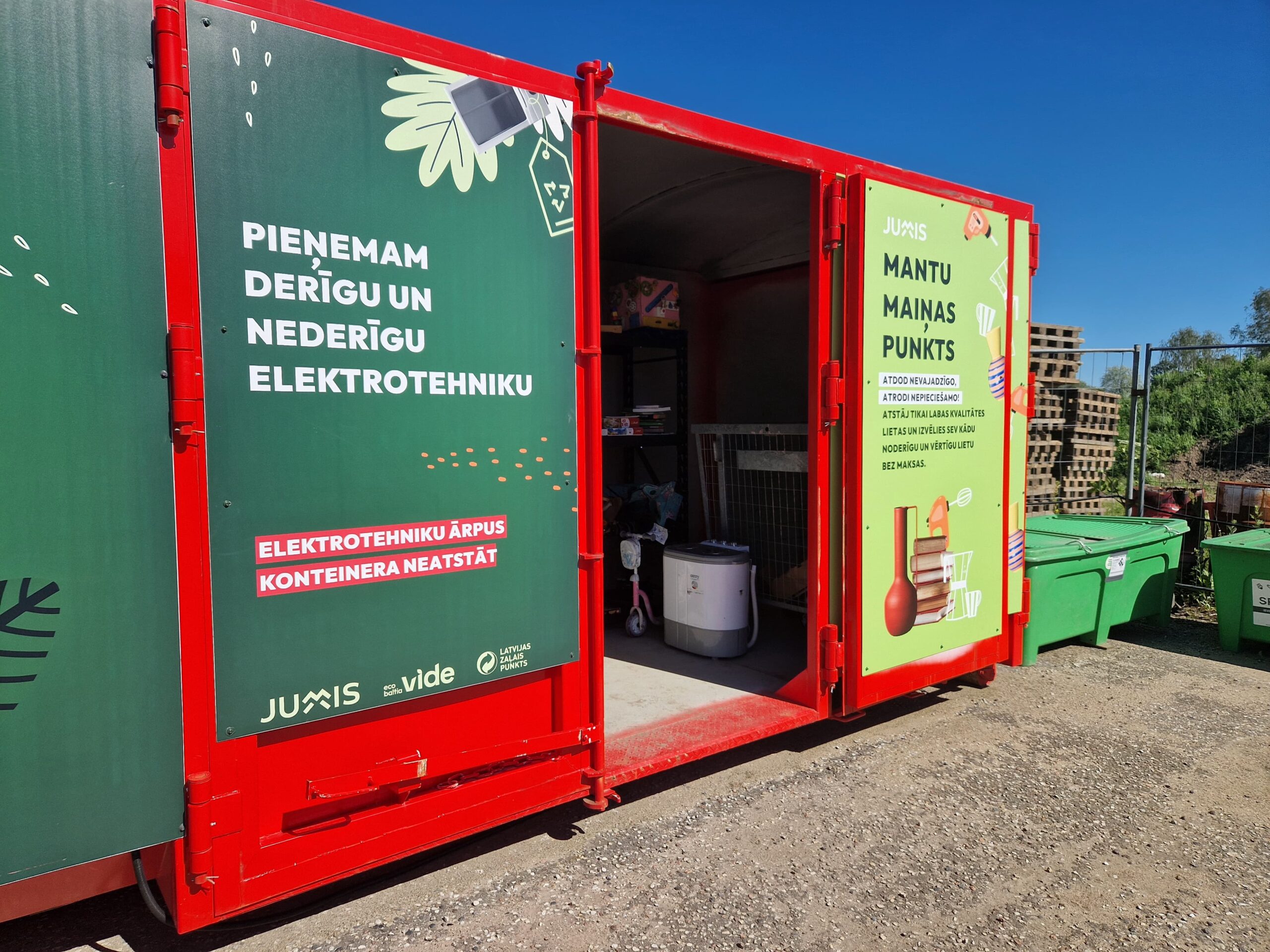 Siguldas mantu maiņas skapis veicina lietu atkārtotu izmantošanu 