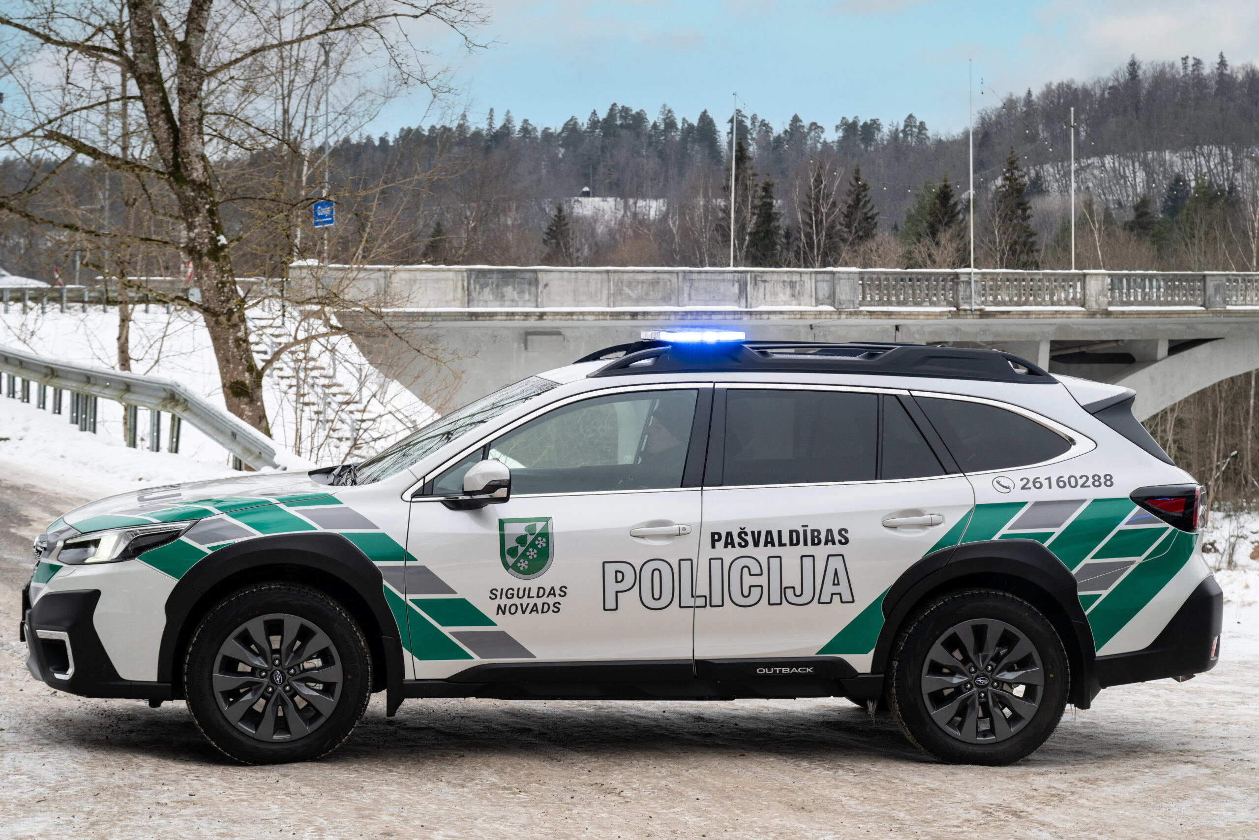 Siguldas novada Pašvaldības policijai papildināts autoparks ar jauniem operatīvajiem transportlīdzekļiem