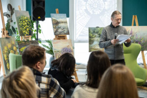 “Rīts ar literatūrzinātnieku” 5. sezonas atklāšana ar literatūras pētnieku un rakstnieku Gunti Bereli Siguldas novada bibliotēkā