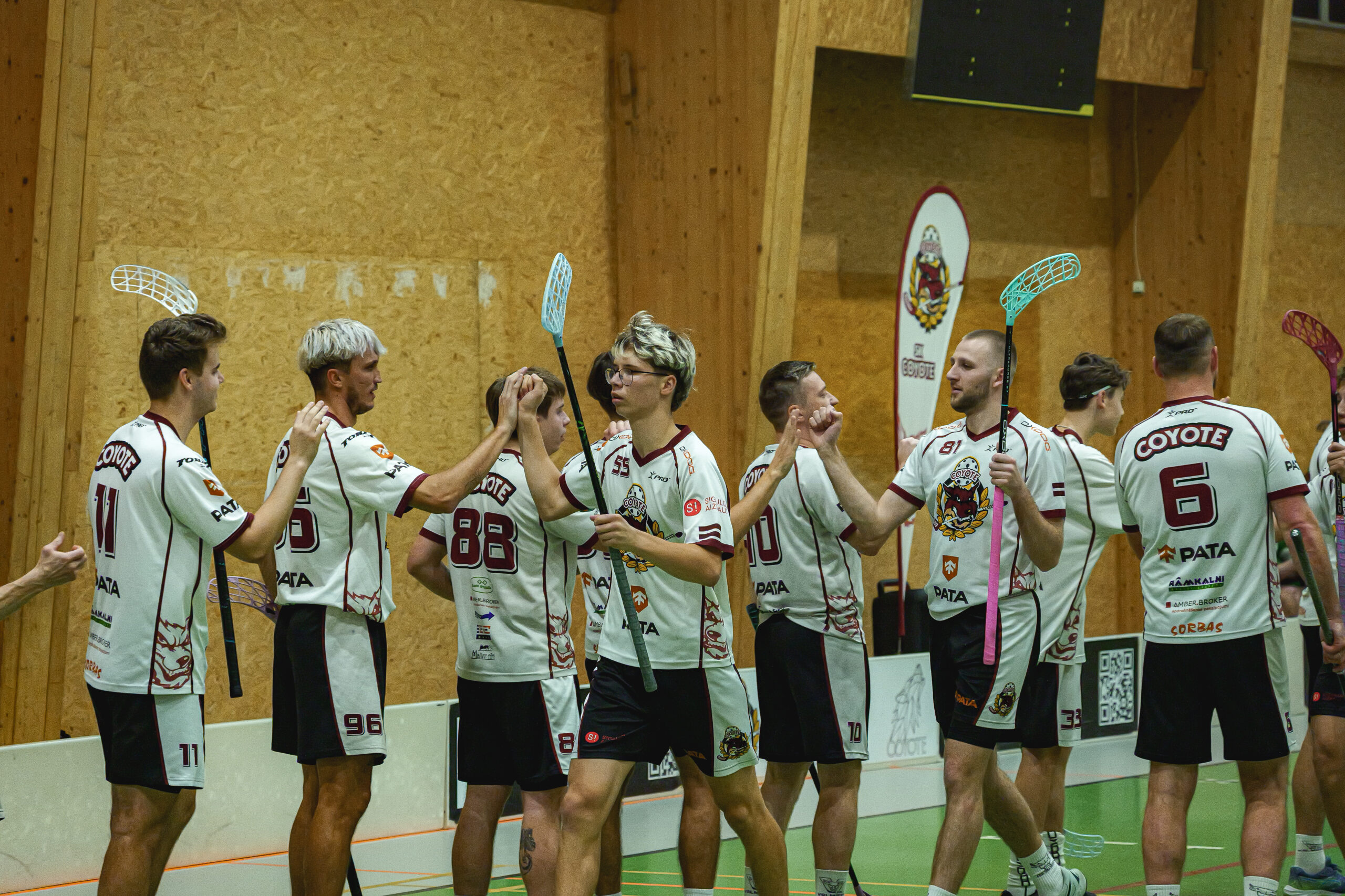 Florbola komanda “SK Coyote/FBK Valmiera” izcīna uzvaru mājas spēlē&nbsp;