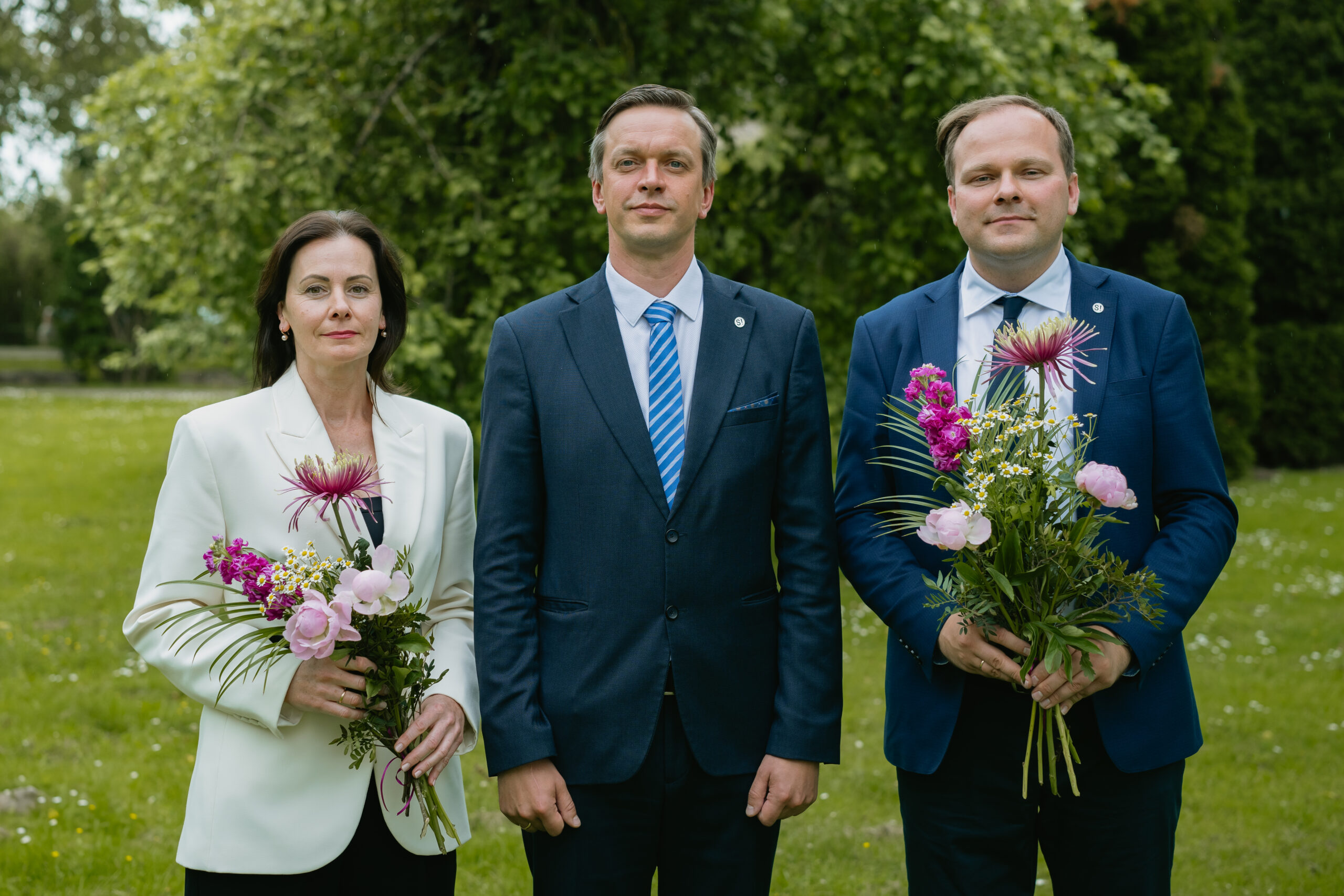 Par pašvaldības domes priekšsēdētāja vietniekiem apstiprināti Linards Kumskis un Ina Stupele