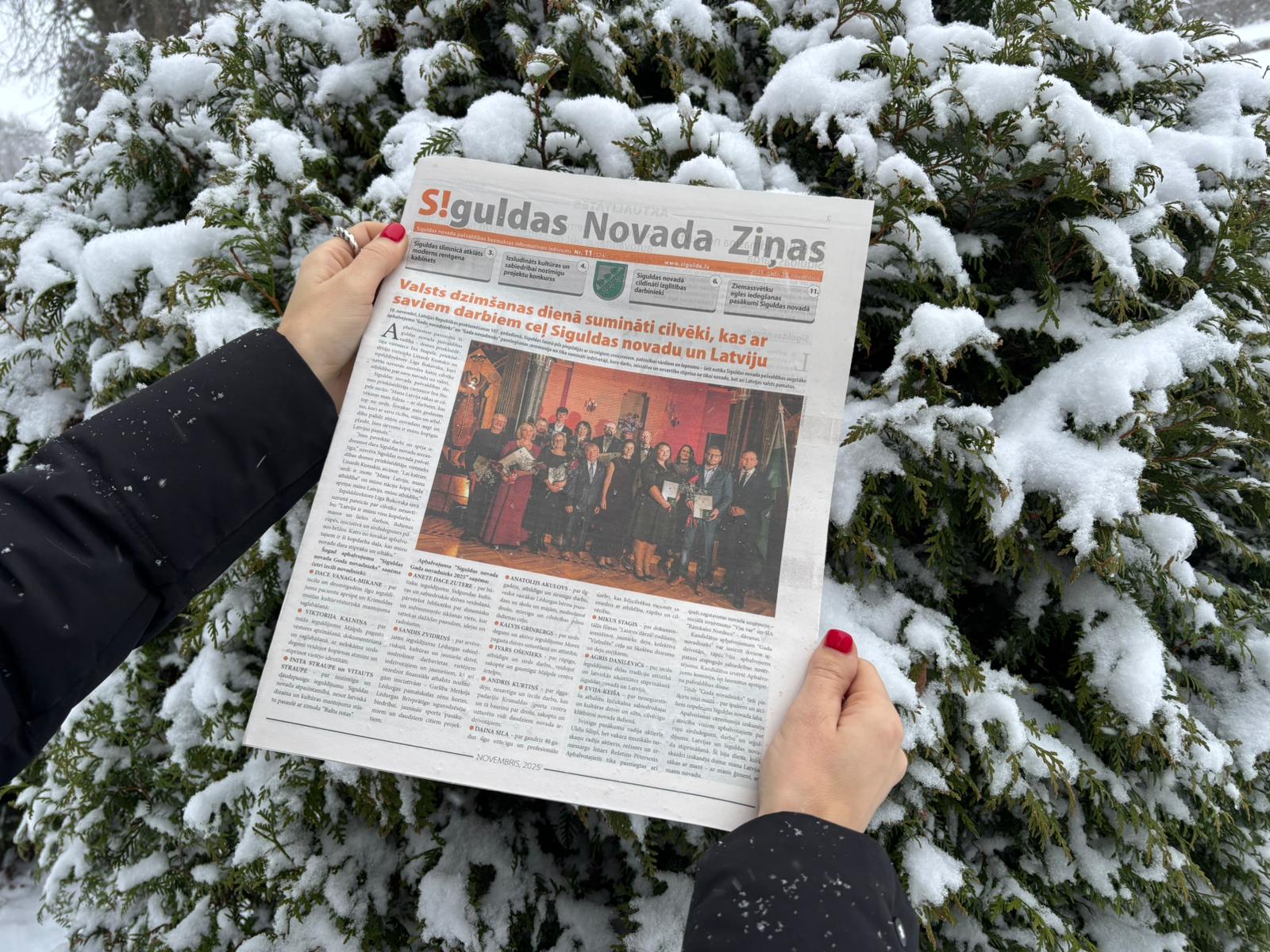 Iznācis pašvaldības informatīvā izdevuma “Siguldas Novada Ziņas” novembra numurs