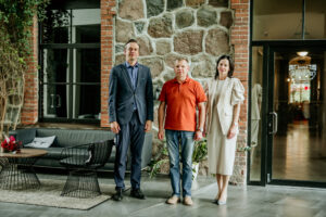 Tikšanās ar uzņēmuma pārstāvi no “J.D. & Co” Siguldā