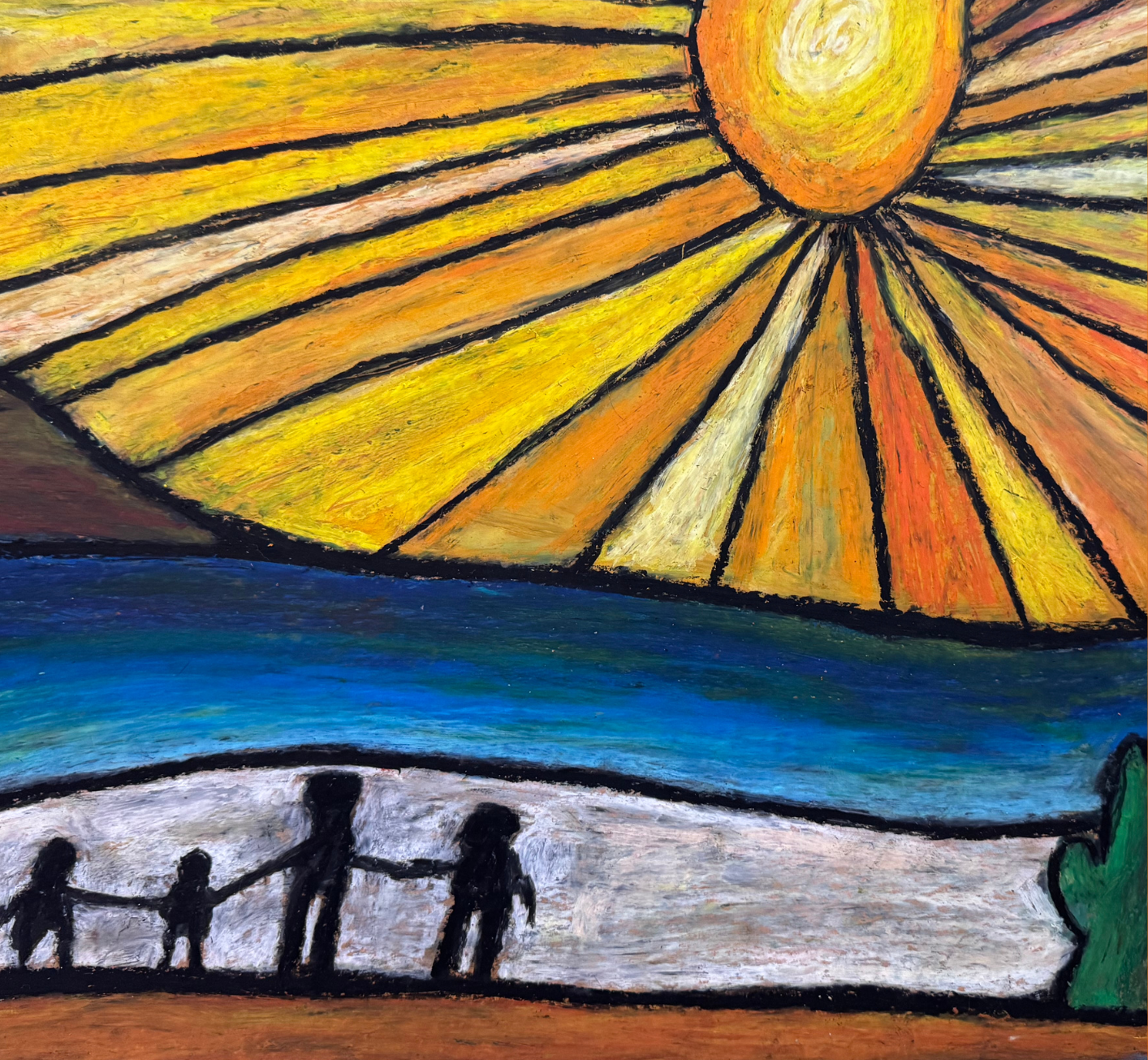 Siguldas novada bibliotēkā eksponēta interešu izglītības mākslas pulciņu audzēkņu darbu izstāde “StaroJums”