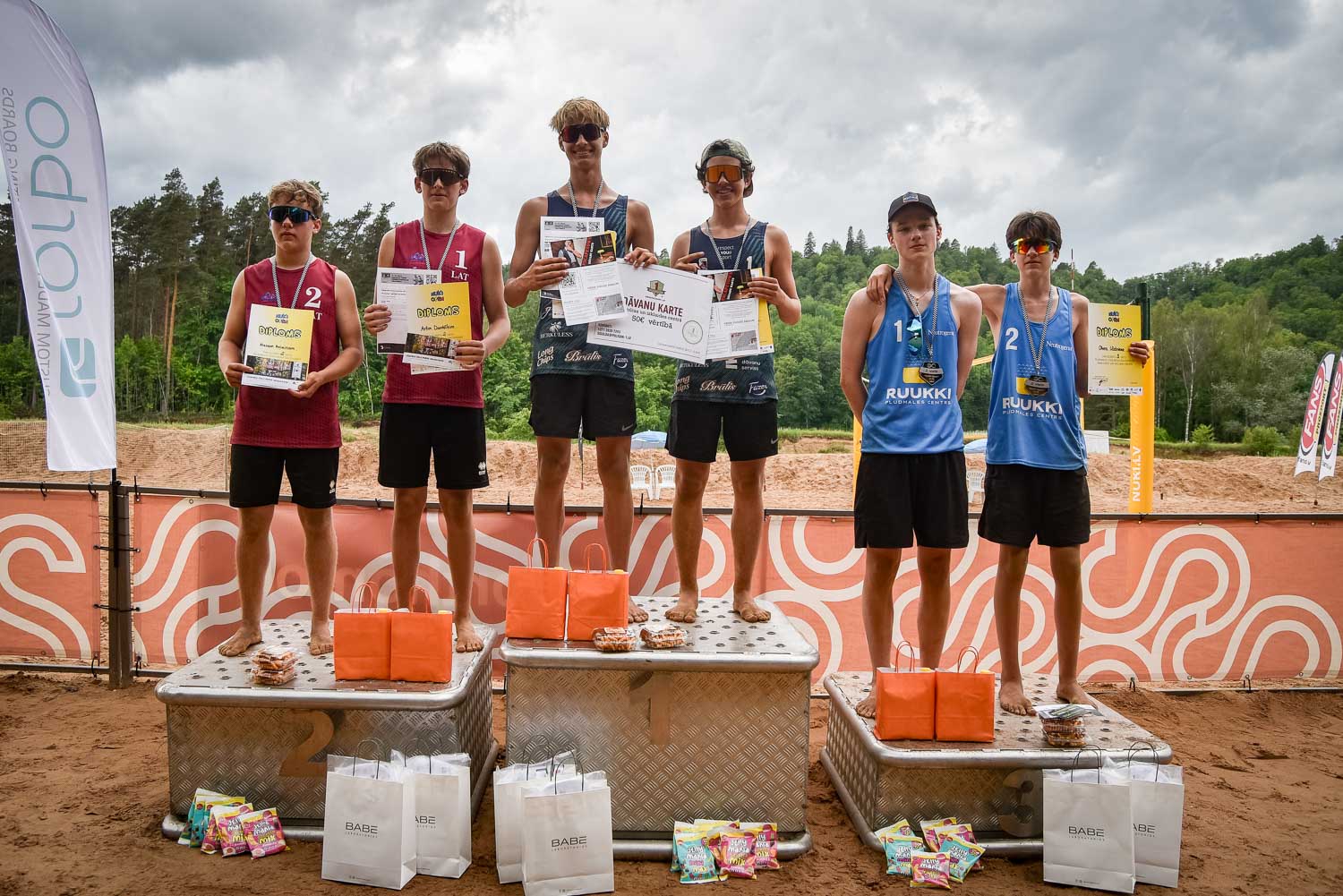 Aizvadītas sezonas pirmās “NUKI Open” sacensības Siguldas pludmalē