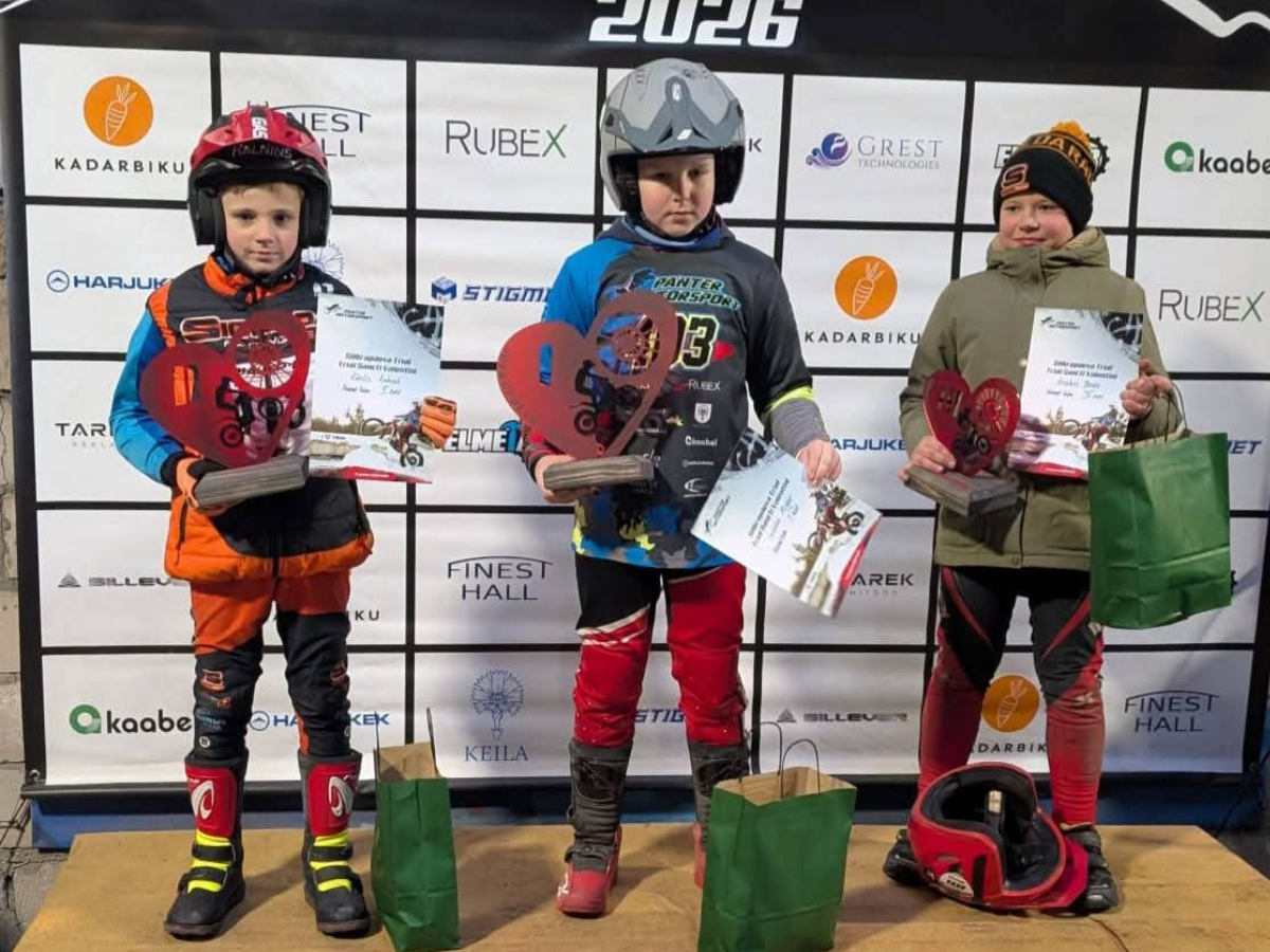 Motokluba “Sigulda Racing Team” triālistiem panākumi Igaunijā