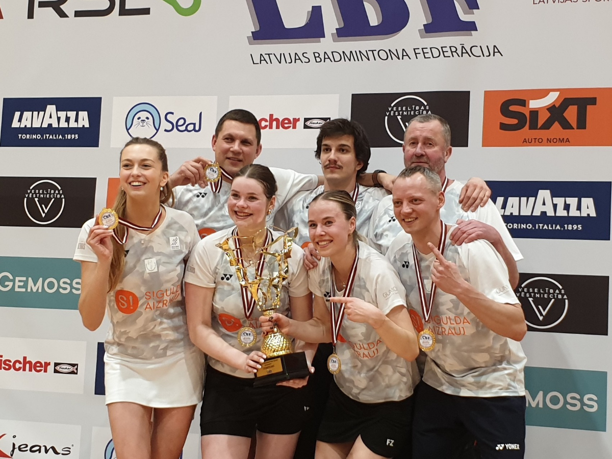 Novadnieki triumfē RSL Latvijas klubu un komandu čempionātā badmintonā 2026&nbsp;