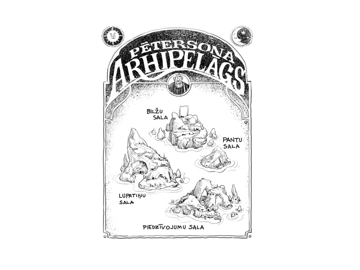 Siguldas Bērnu un jauniešu festivālā atklās ilustratora Reiņa Pētersona personālizstādes “Pētersona arhipelāgs”