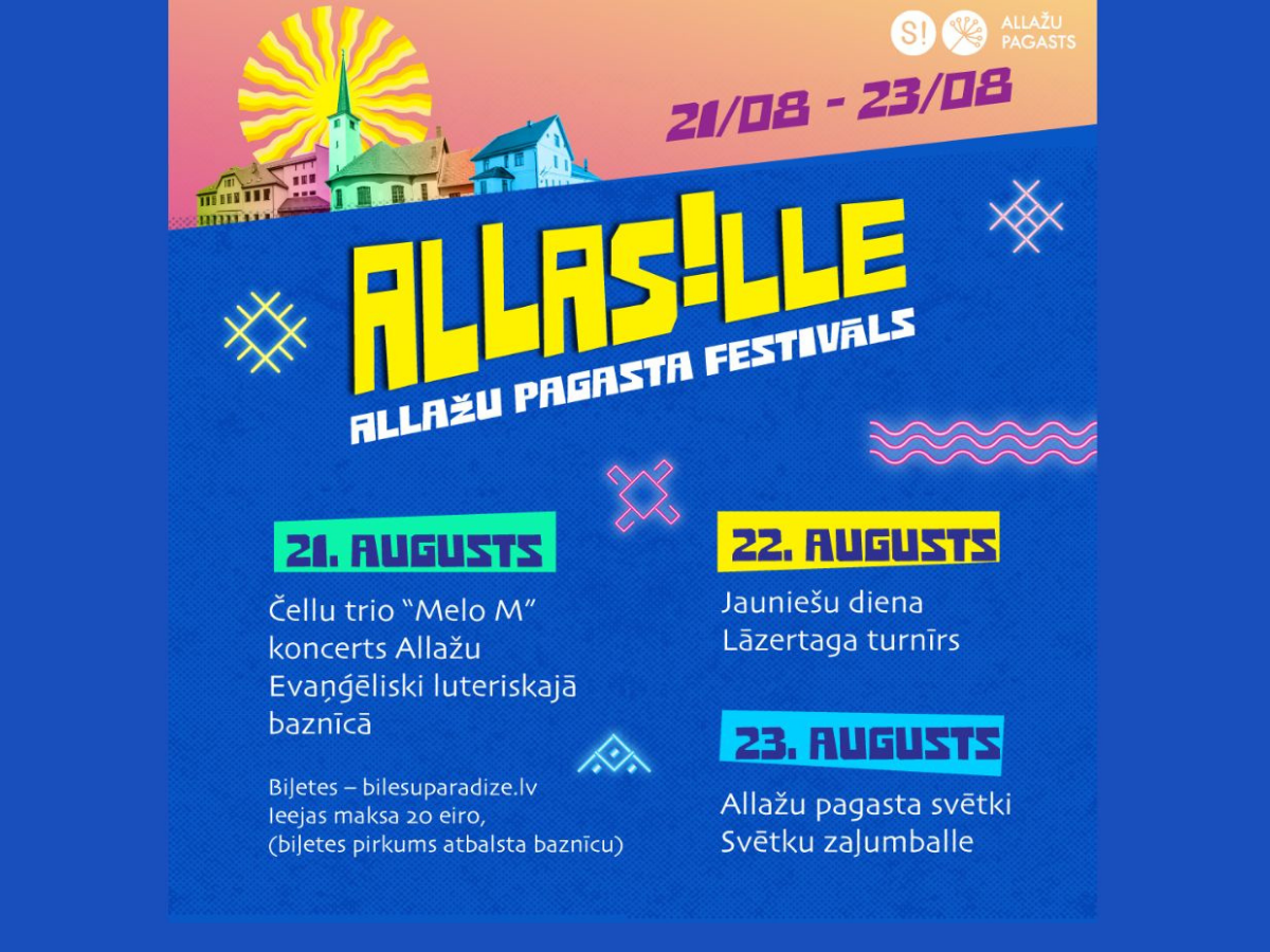 Allažos norisināsies jauns kultūras notikums – festivāls “ALLAS!LLE”