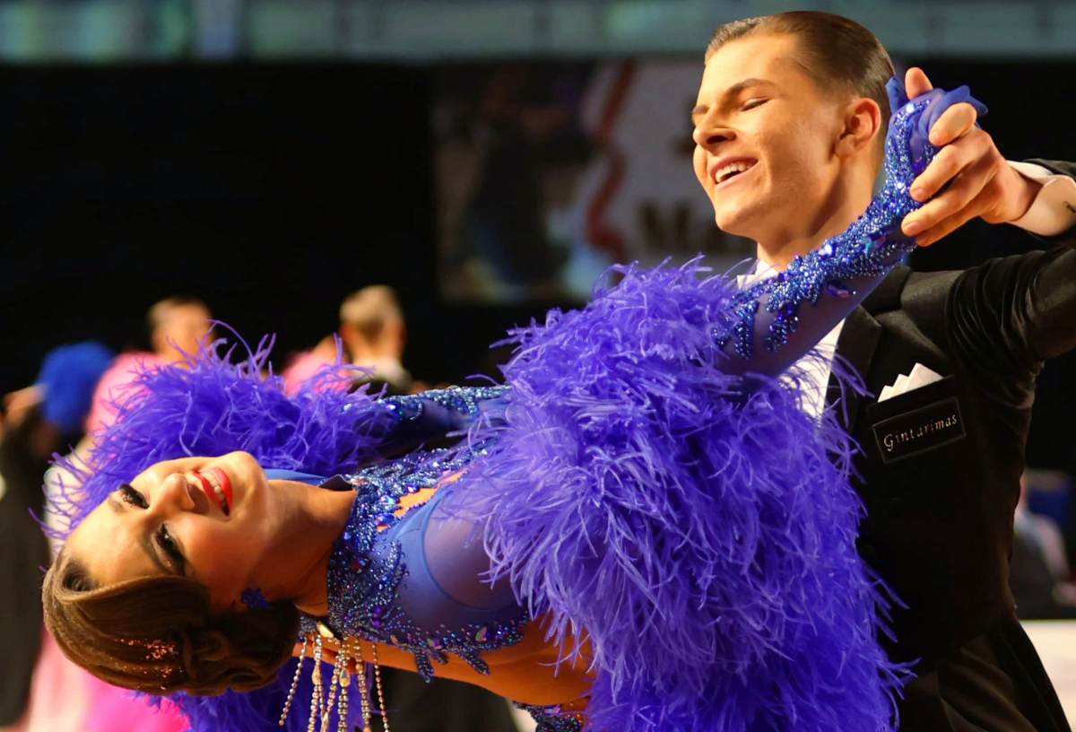 Novadniece Viktorija Smoļina kopā ar deju partneri Robertu Meikšānu startēja Pasaules čempionātā sporta dejās