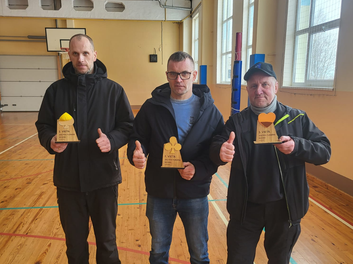 Aizvadīts zolītes turnīra 5. posms Inciemā