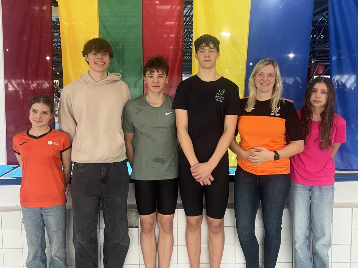 Novadniekiem panākumi 101. Latvijas atklātajā peldēšanas čempionātā