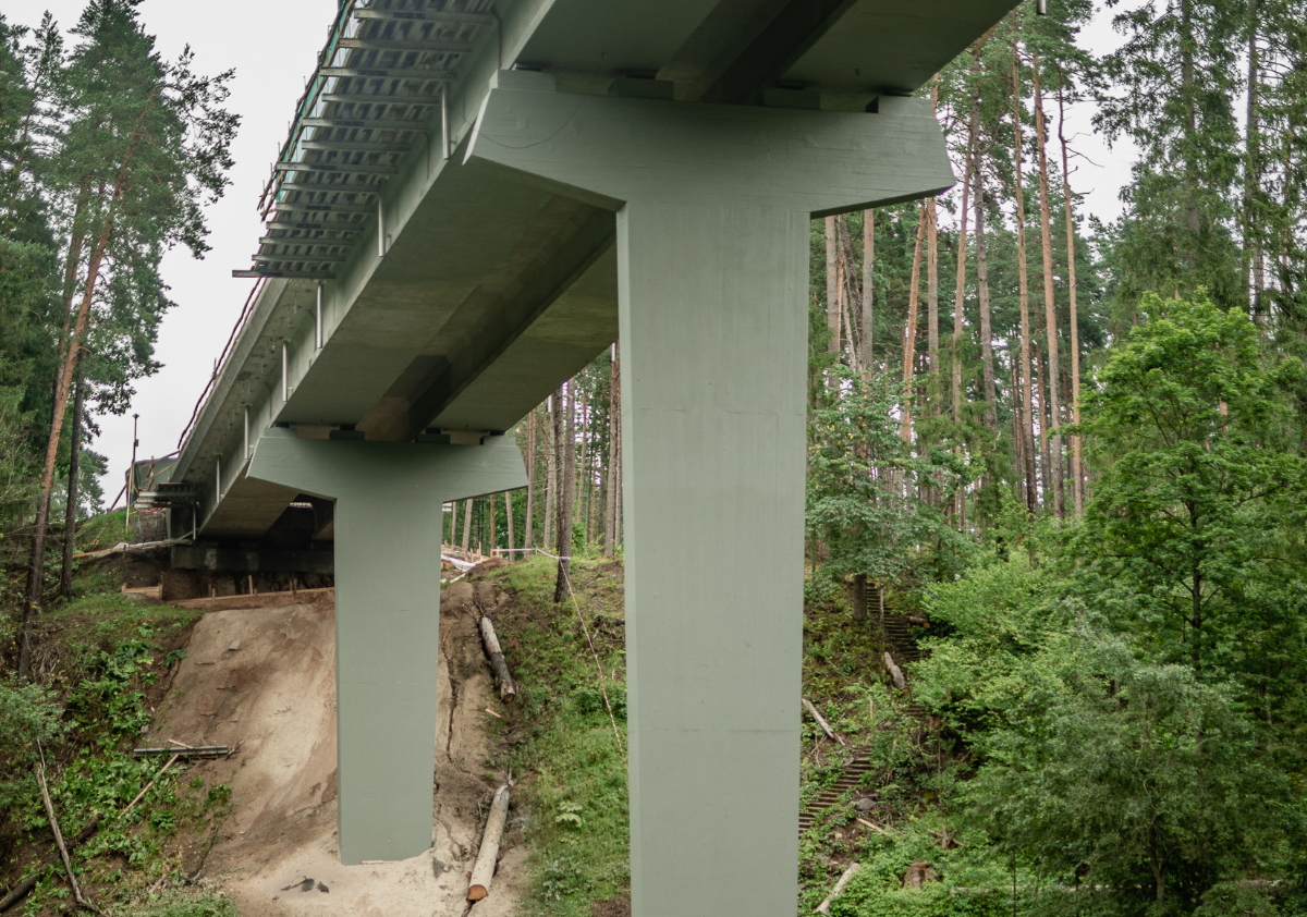 No 15. oktobra atvērs satiksmi uz Lorupes viadukta un jaunajā rotācijas aplī