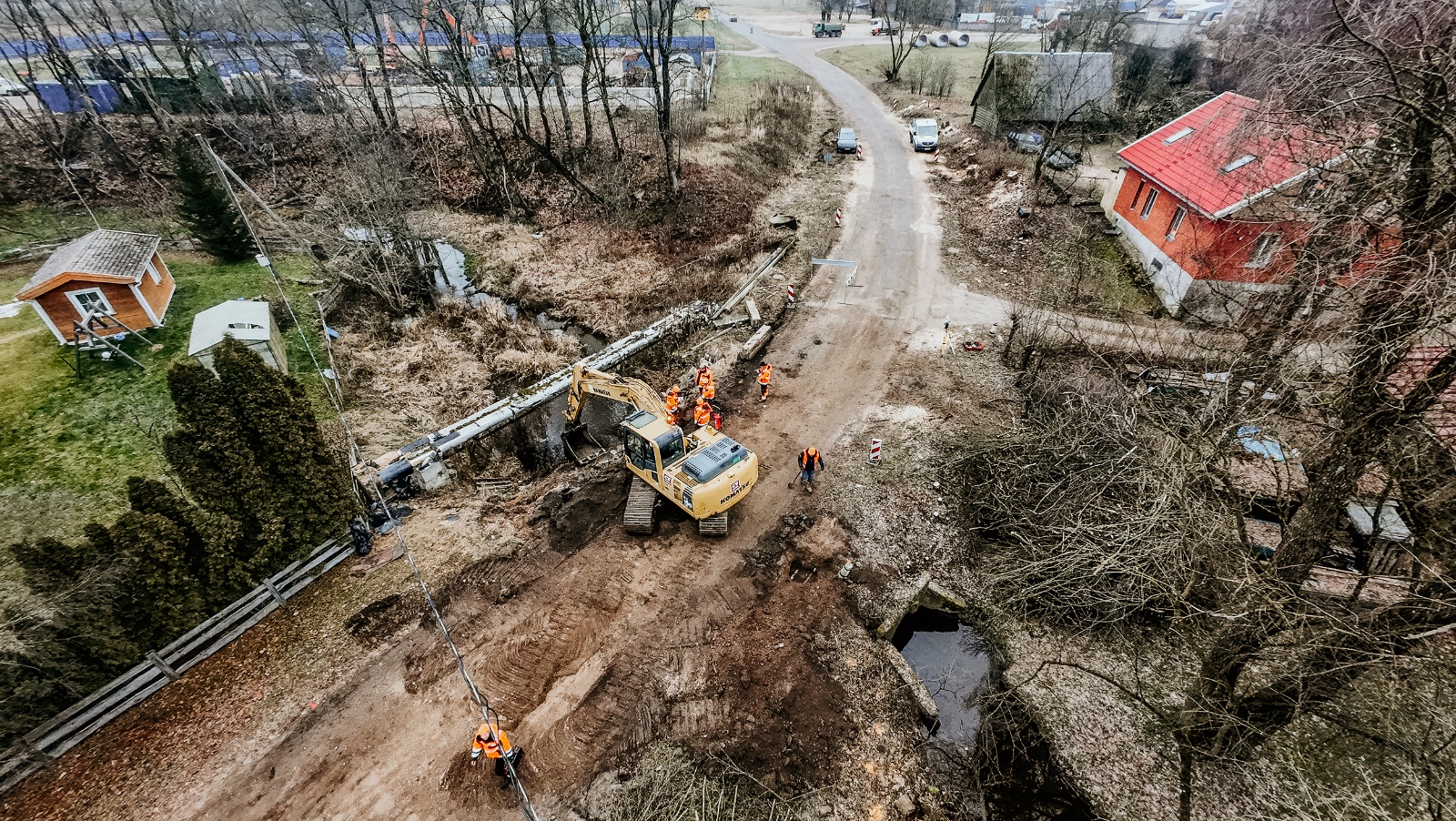 Norisinās Vildogas ceļa pārbūve