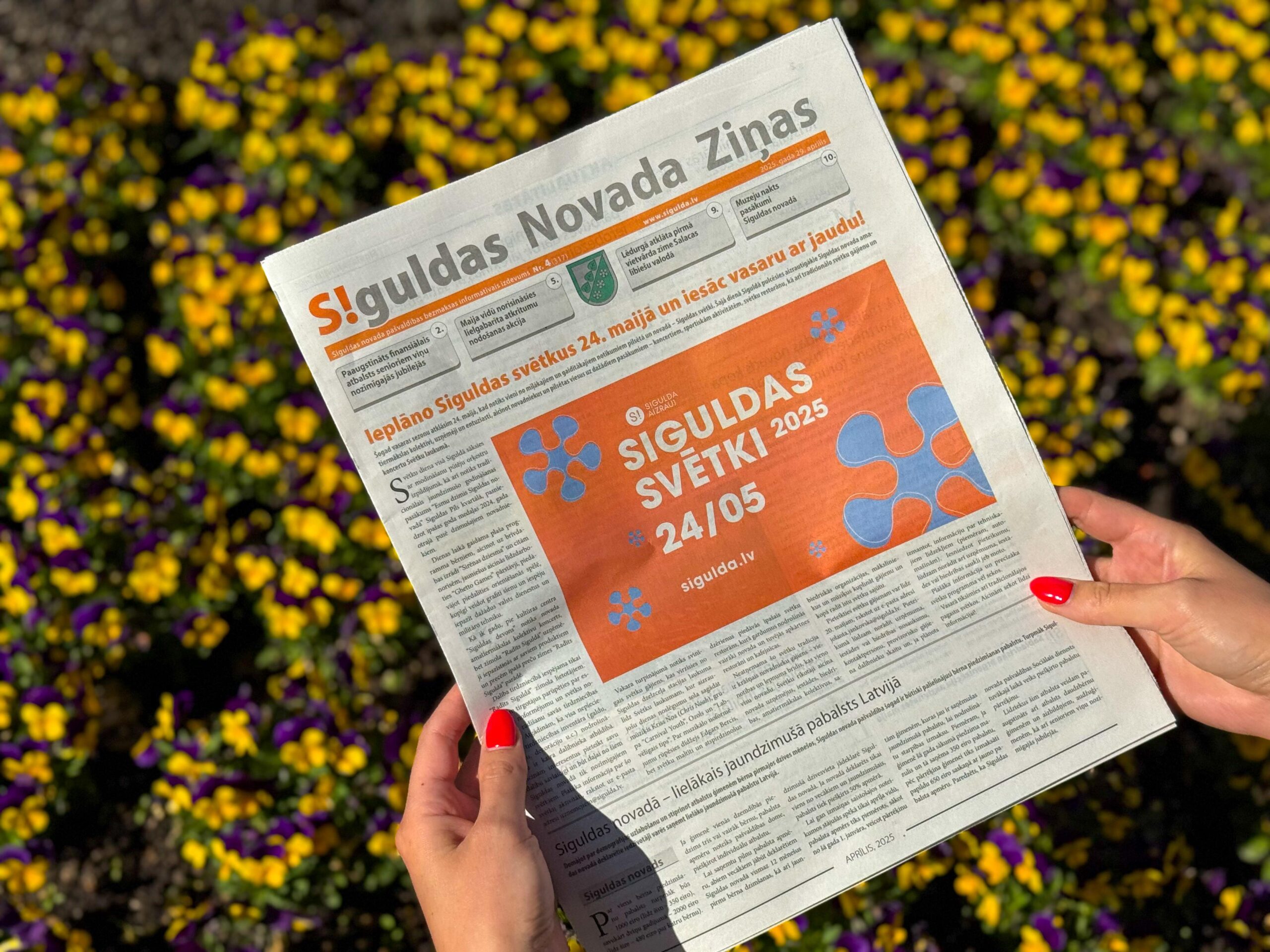 Iznācis pašvaldības informatīvā izdevuma “Siguldas Novada Ziņas” aprīļa numurs