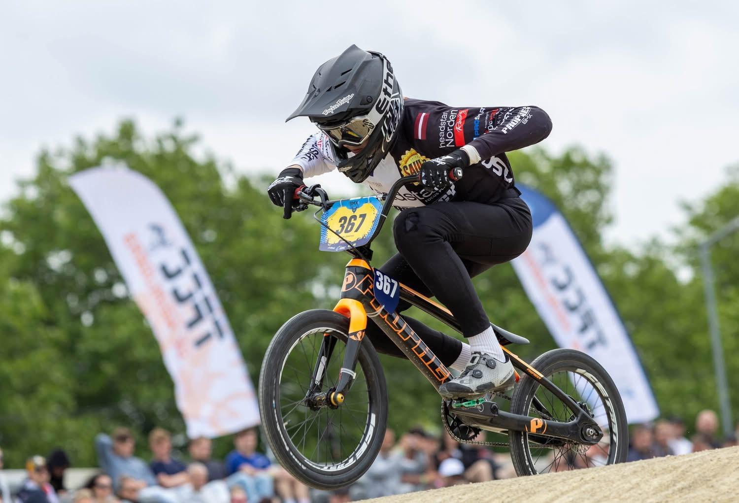 Novadnieks Jēkabs Zemītis izcīna trešo vietu UEC BMX Eiropas kausa 7. posmā Nīderlandē