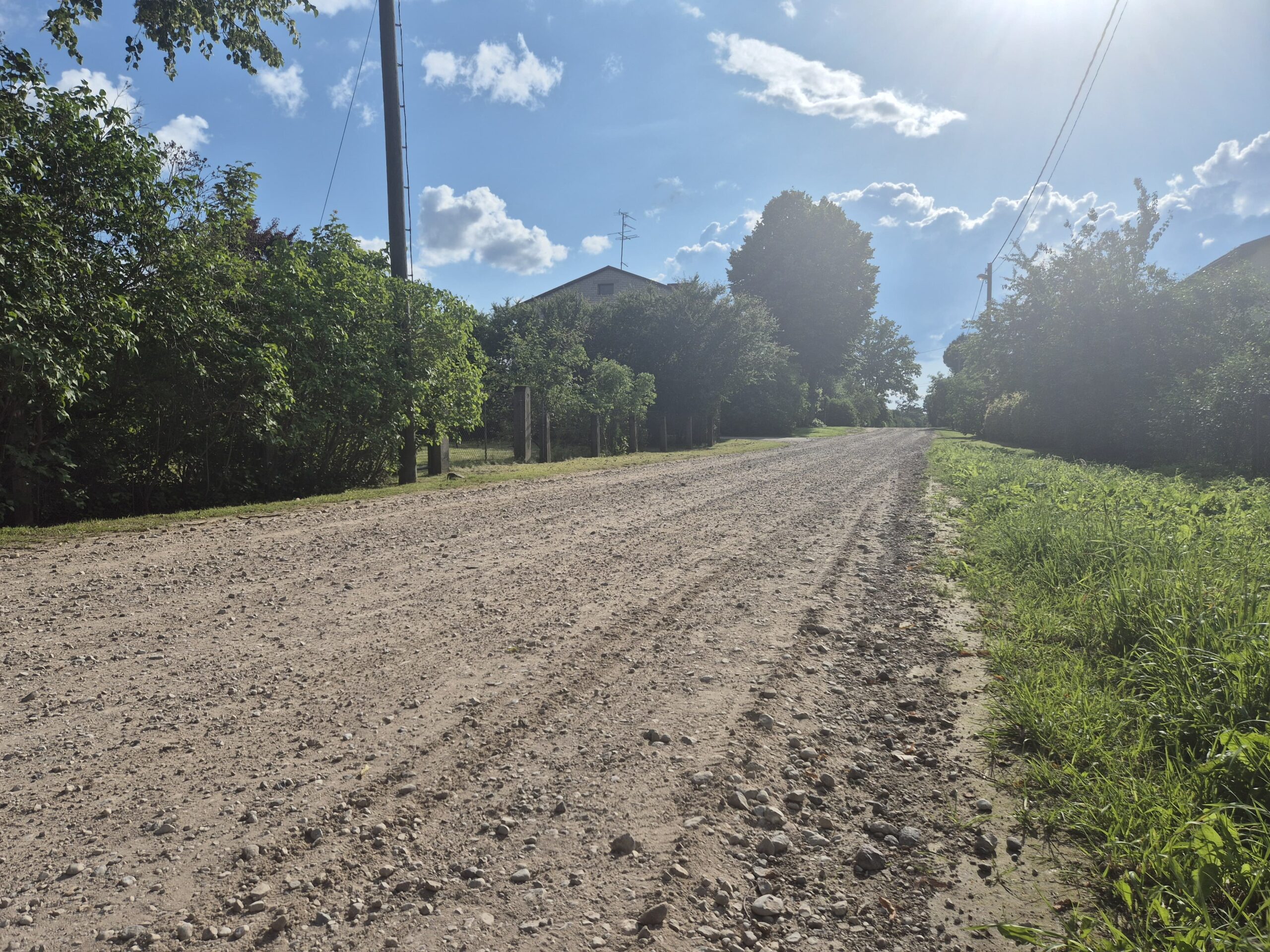 Novada teritorijā notiek greiderēšanas darbi