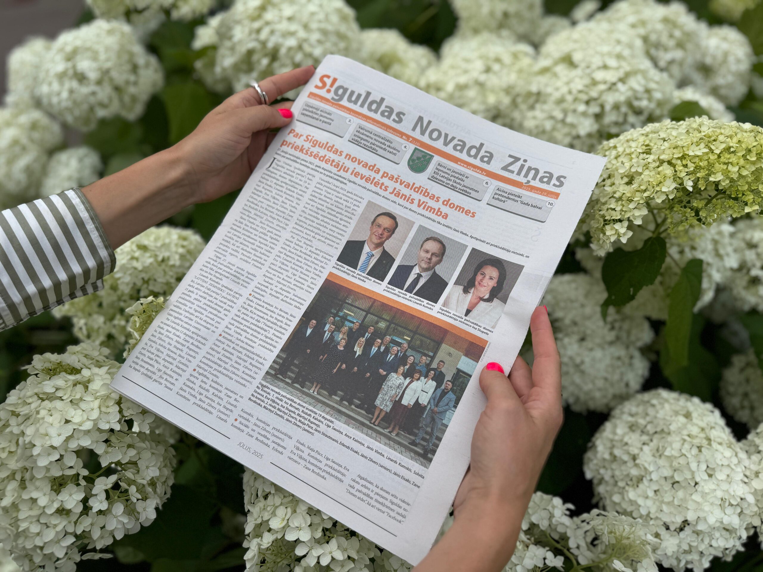 Iznācis pašvaldības informatīvā izdevuma “Siguldas Novada Ziņas” jūlija numurs