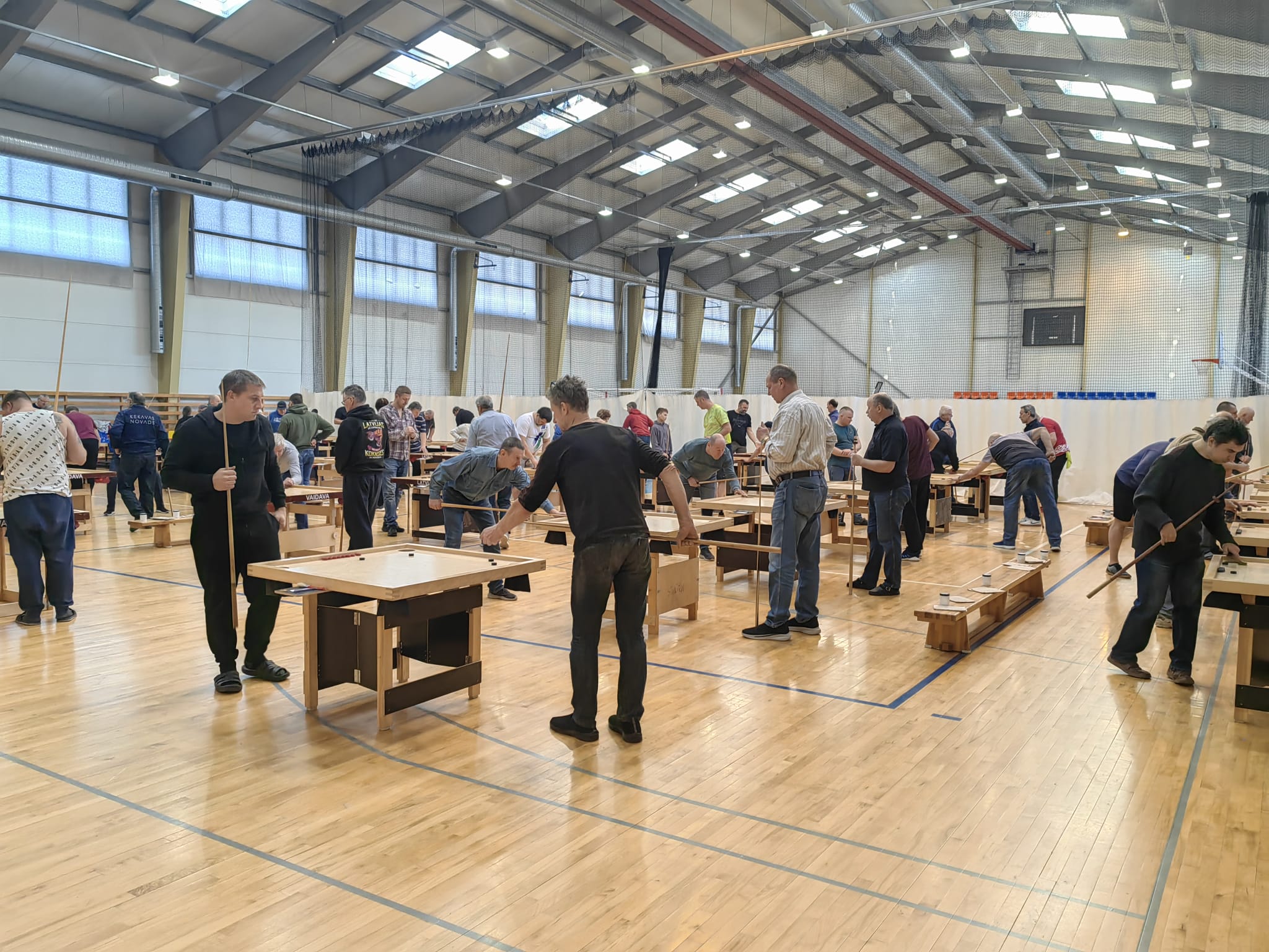 Siguldas novada atklātajā čempionātā novusā 2. posmā piedalījās 85 dalībnieki