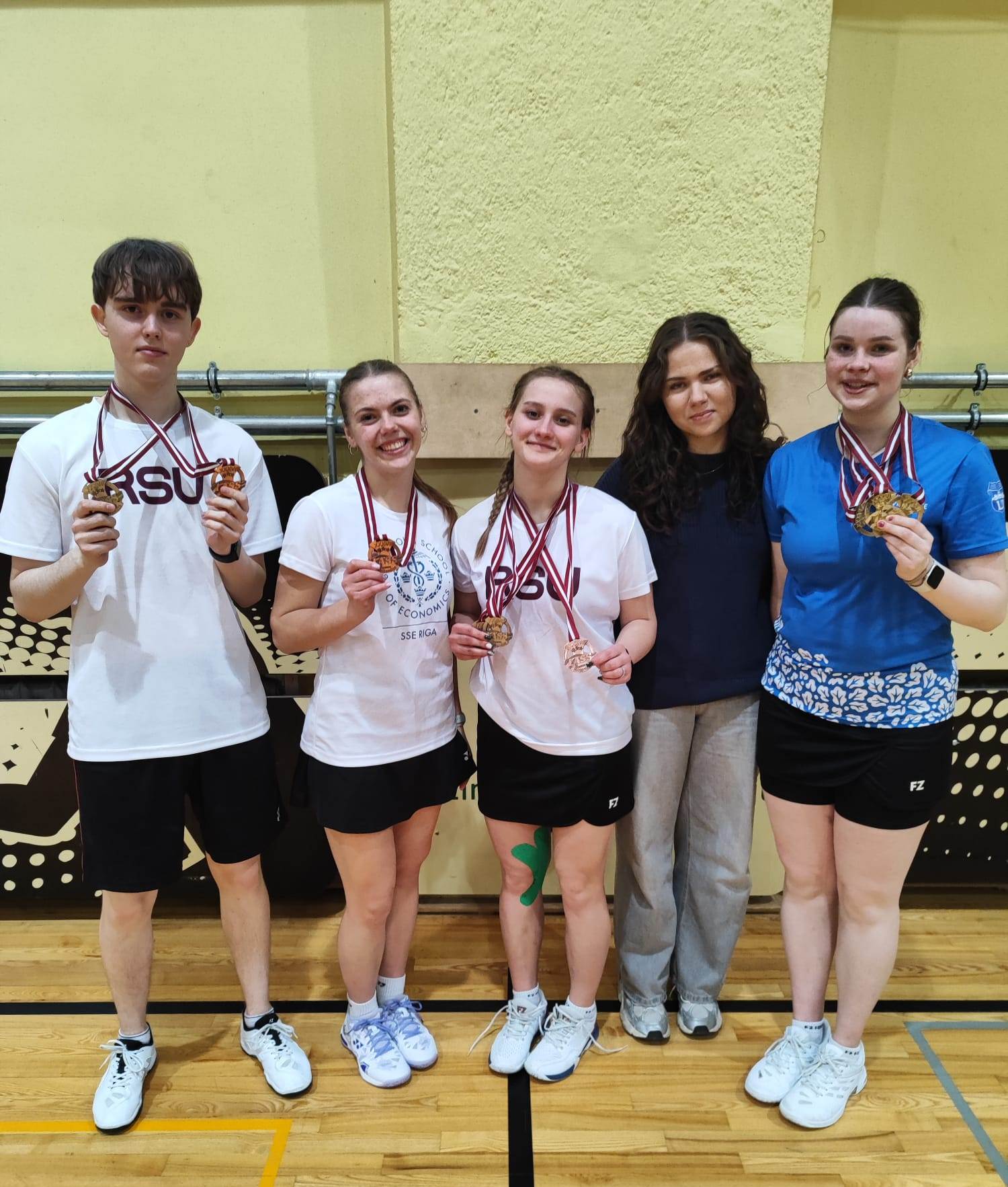 Siguldas badmintona kluba spēlētāji piedalās Latvijas XXXVI Universiādes sacensībās badmintonā