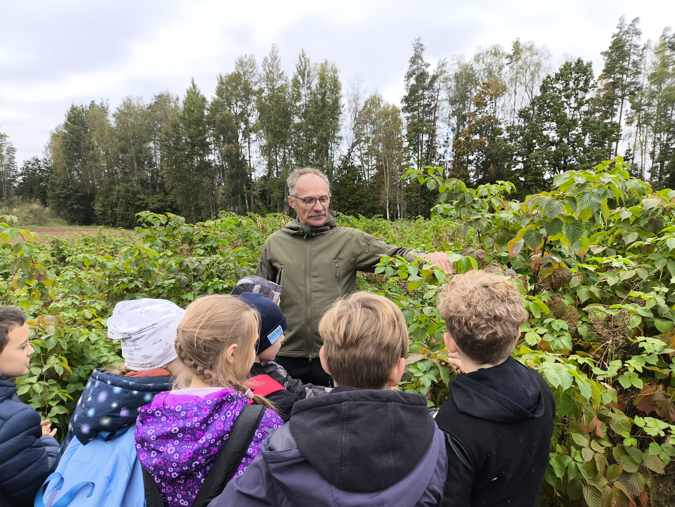 Laurenču sākumskolas skolēni izzina Bioreģionu