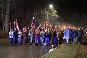 Lāčplēša dienas lāpu gājiens Inčukalna pagastā