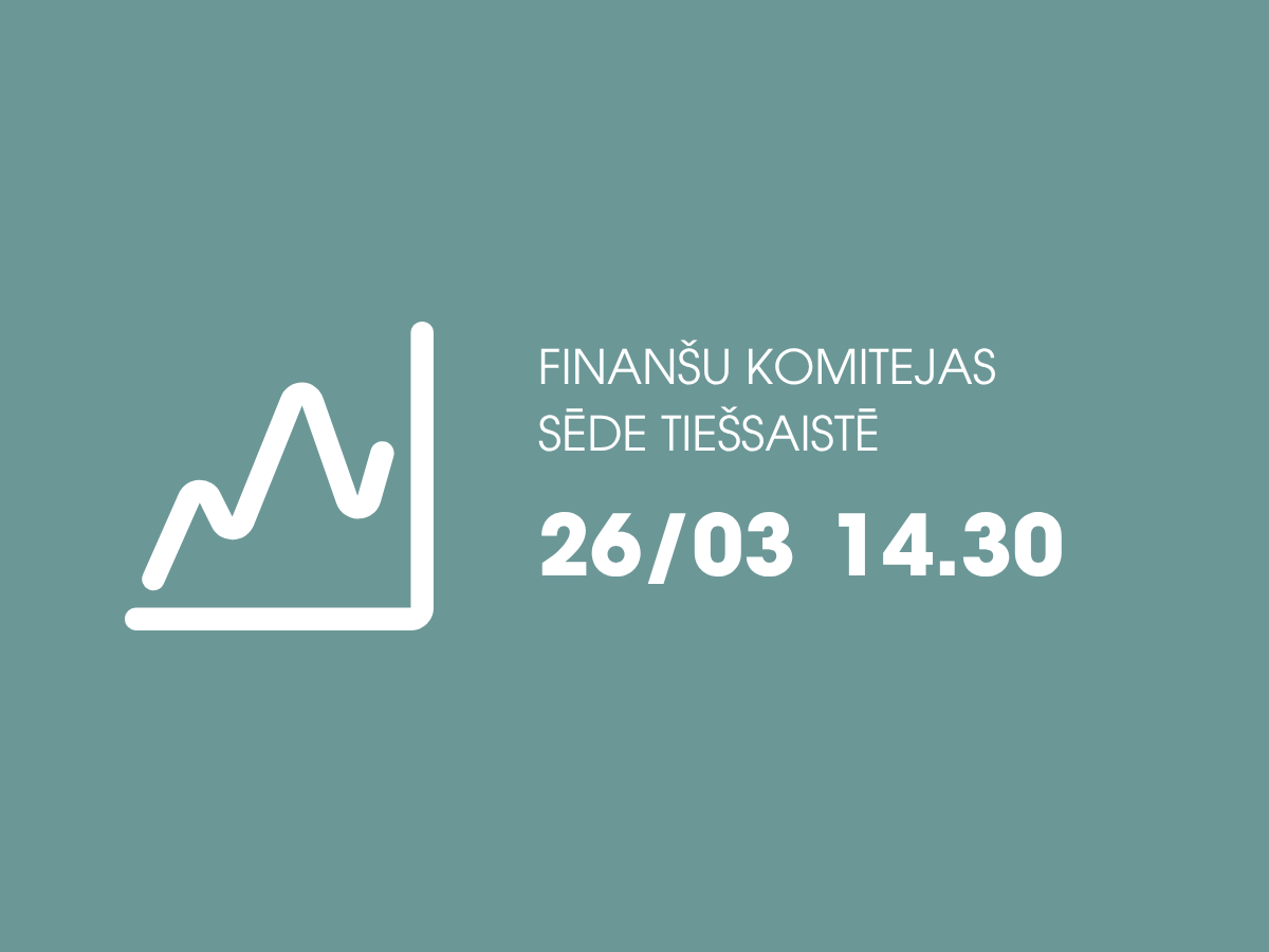 26. martā notiks Siguldas novada pašvaldības Finanšu komitejas sēde; aicinām skatīties tiešraidē