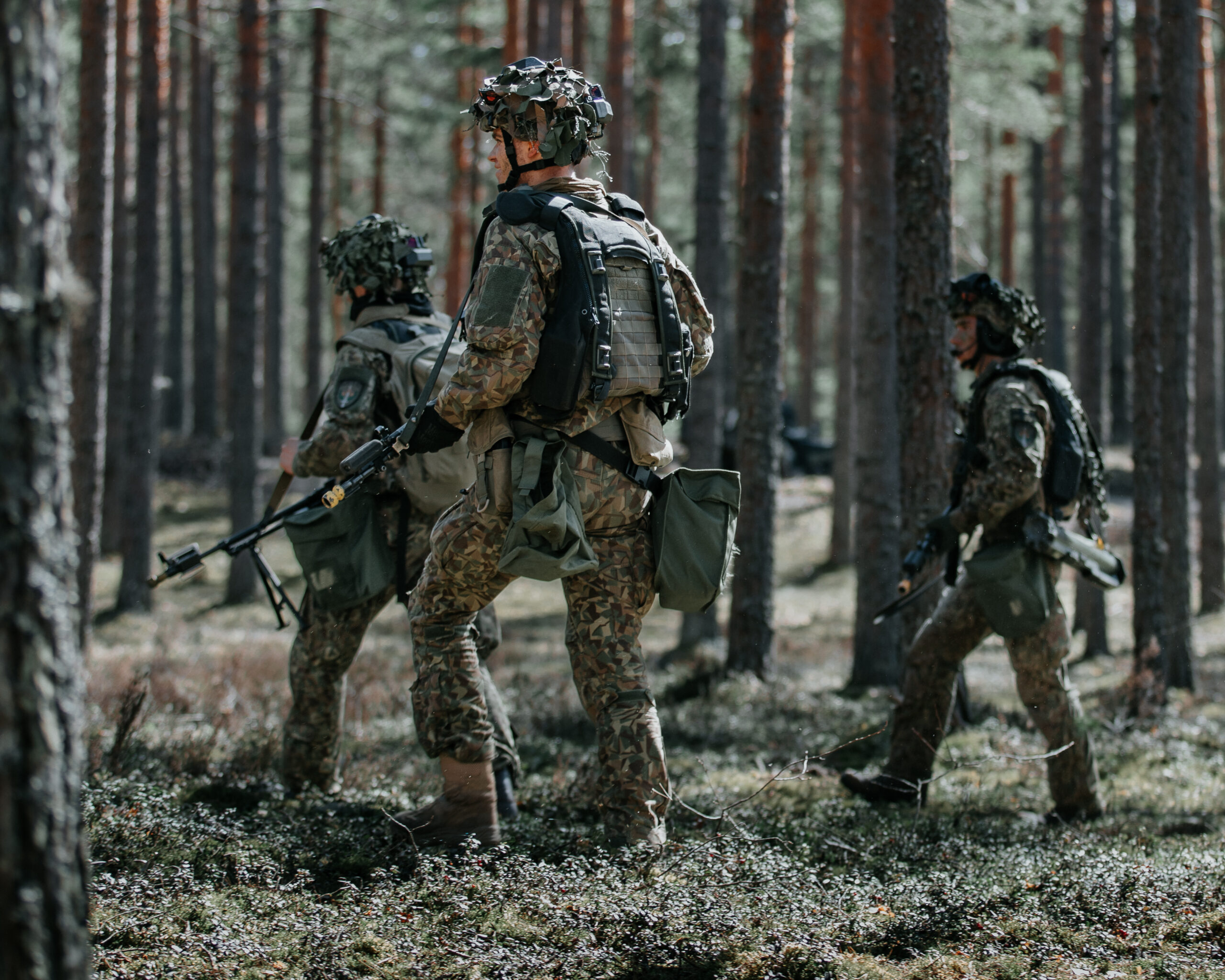 Novada teritorijā notiek NBS Sauszemes spēku Mehanizētās kājnieku brigādes karavīru orientēšanās apmācības