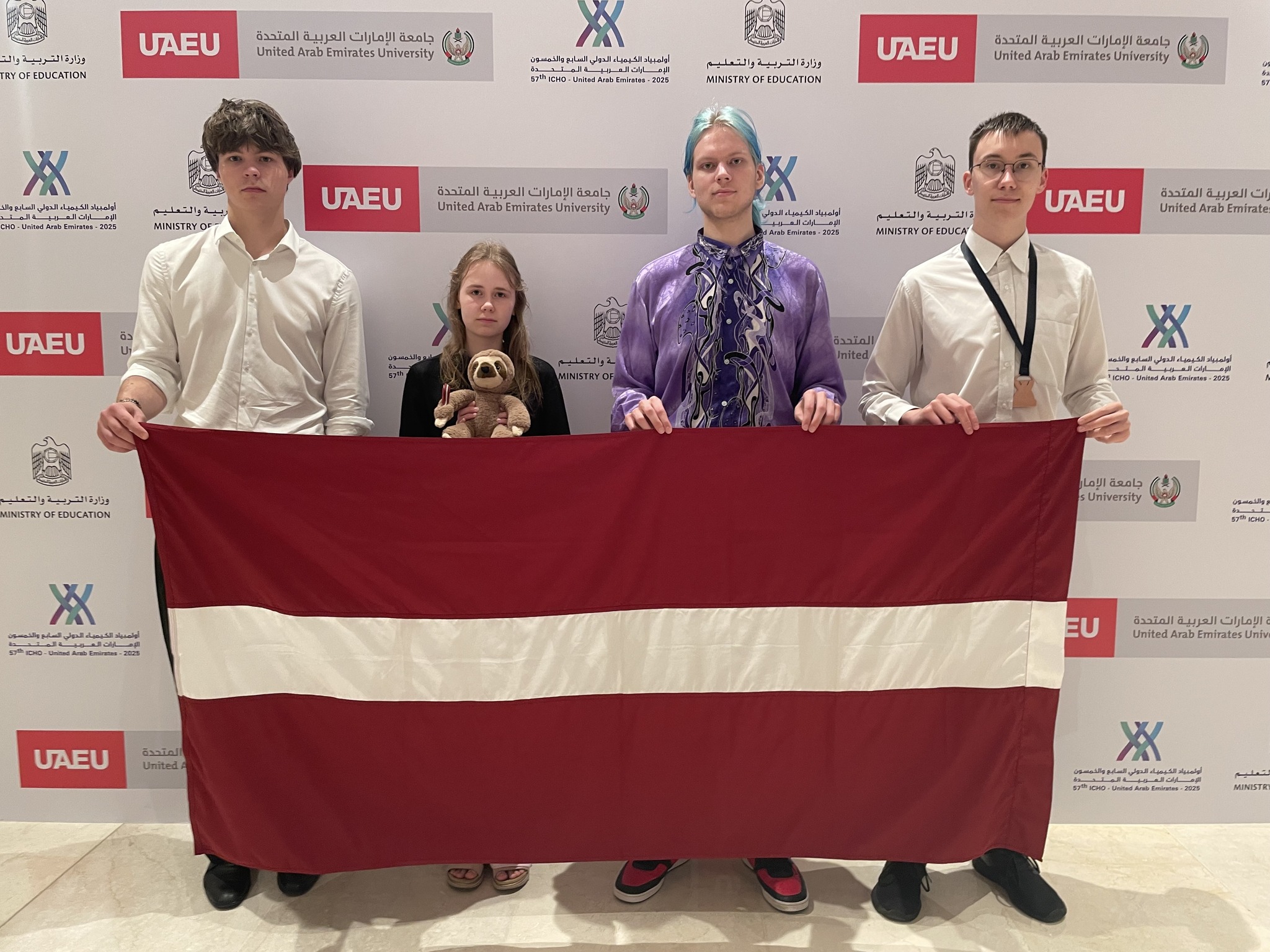 Novadnieks piedalījās 57. Starptautiskajā ķīmijas olimpiādē Dubaijā