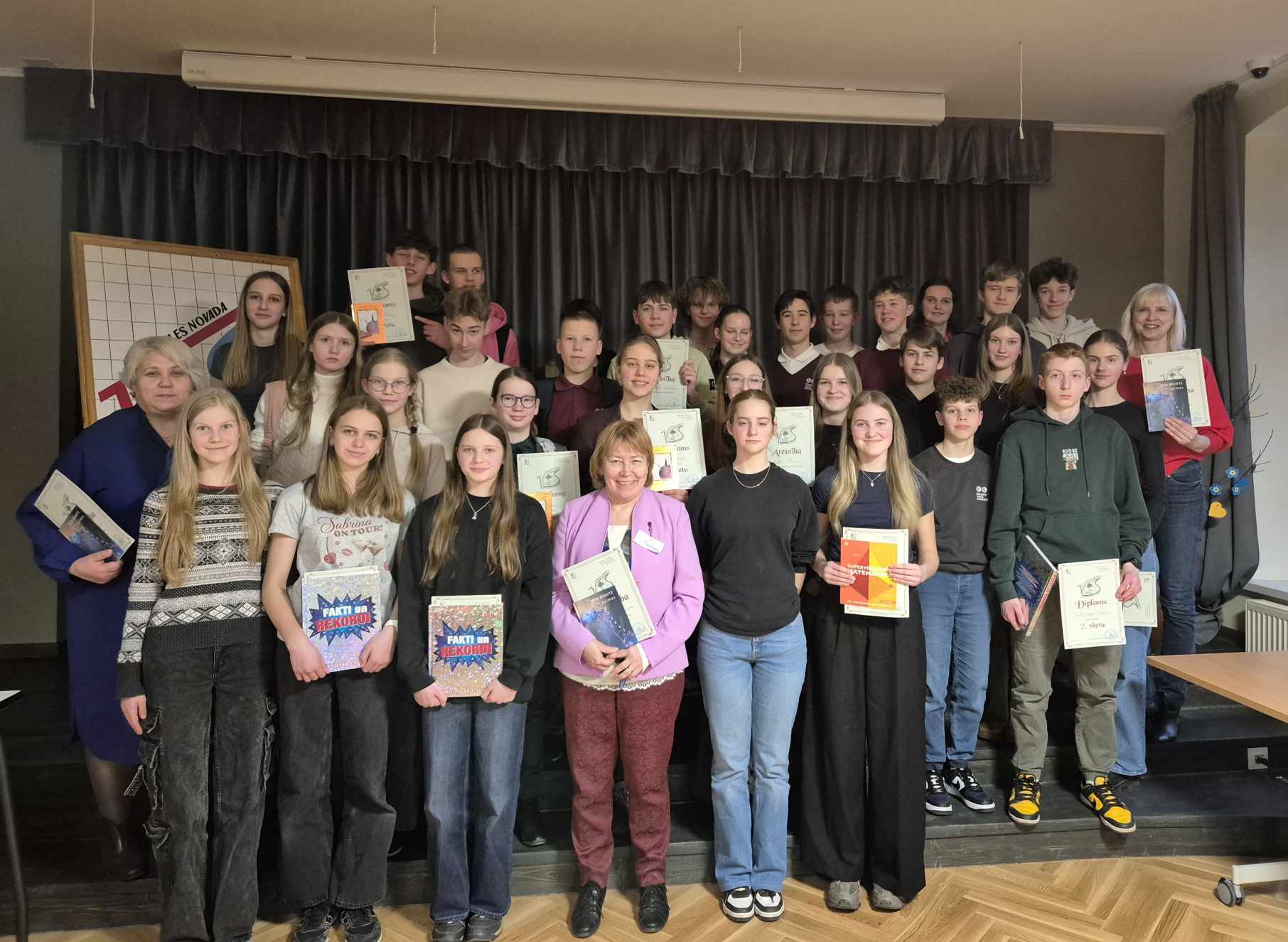 Siguldas Valsts ģimnāzijas skolēni piedalījušies matemātikas olimpiādē