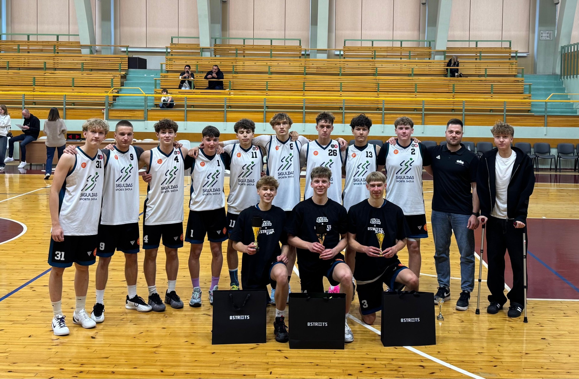 Siguldas Sporta skolas U17 komanda sekmīgi uzsāk cīņu Eiropas Jaunatnes basketbola līgā
